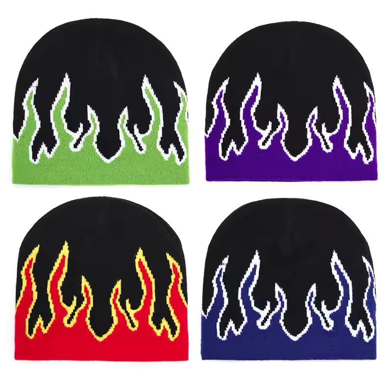Flame Beanie by Streetwear Boulevard