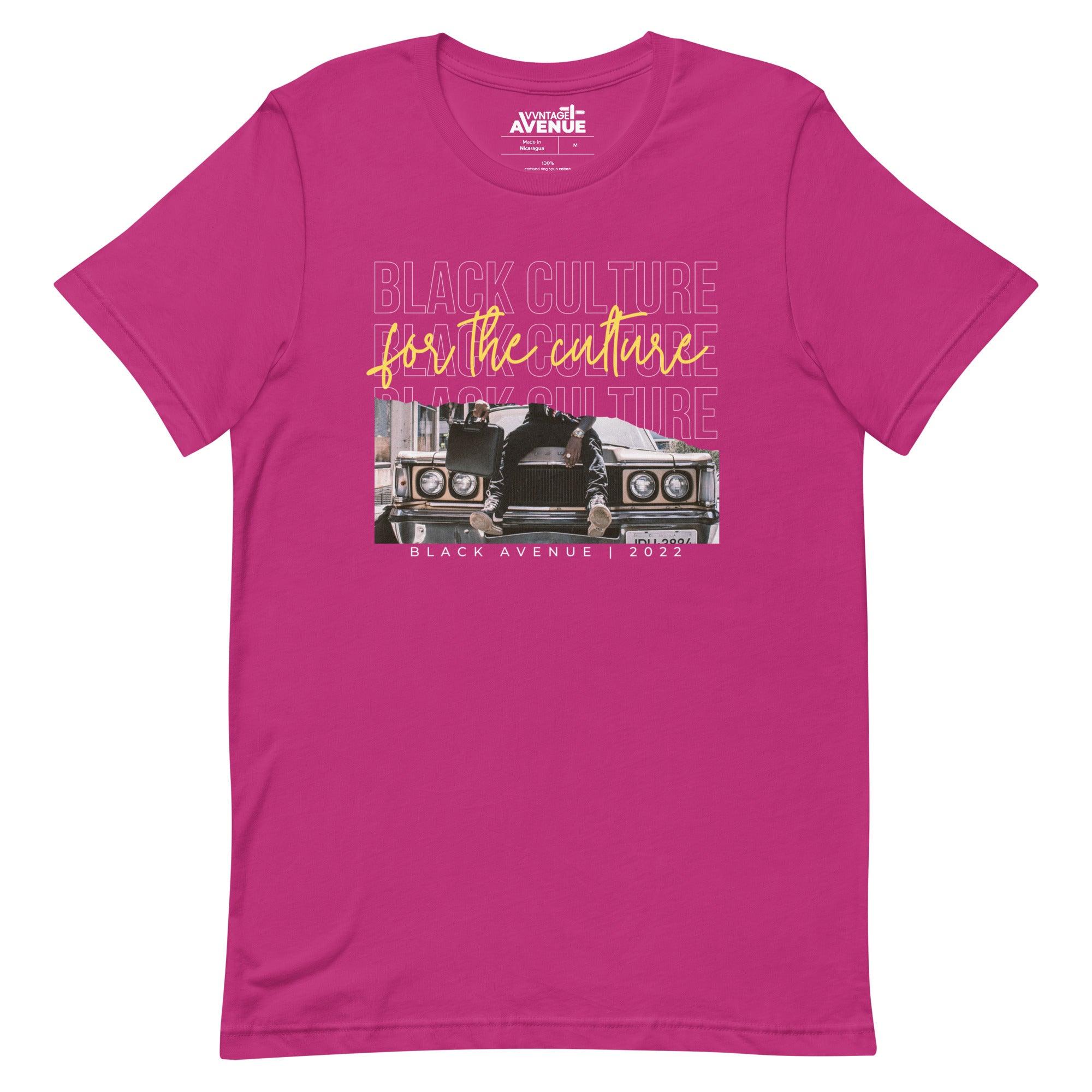 BLACK AVENUE | For The Culture SS T-Shirt (Unisex) - VVNTAGE AVENUE
