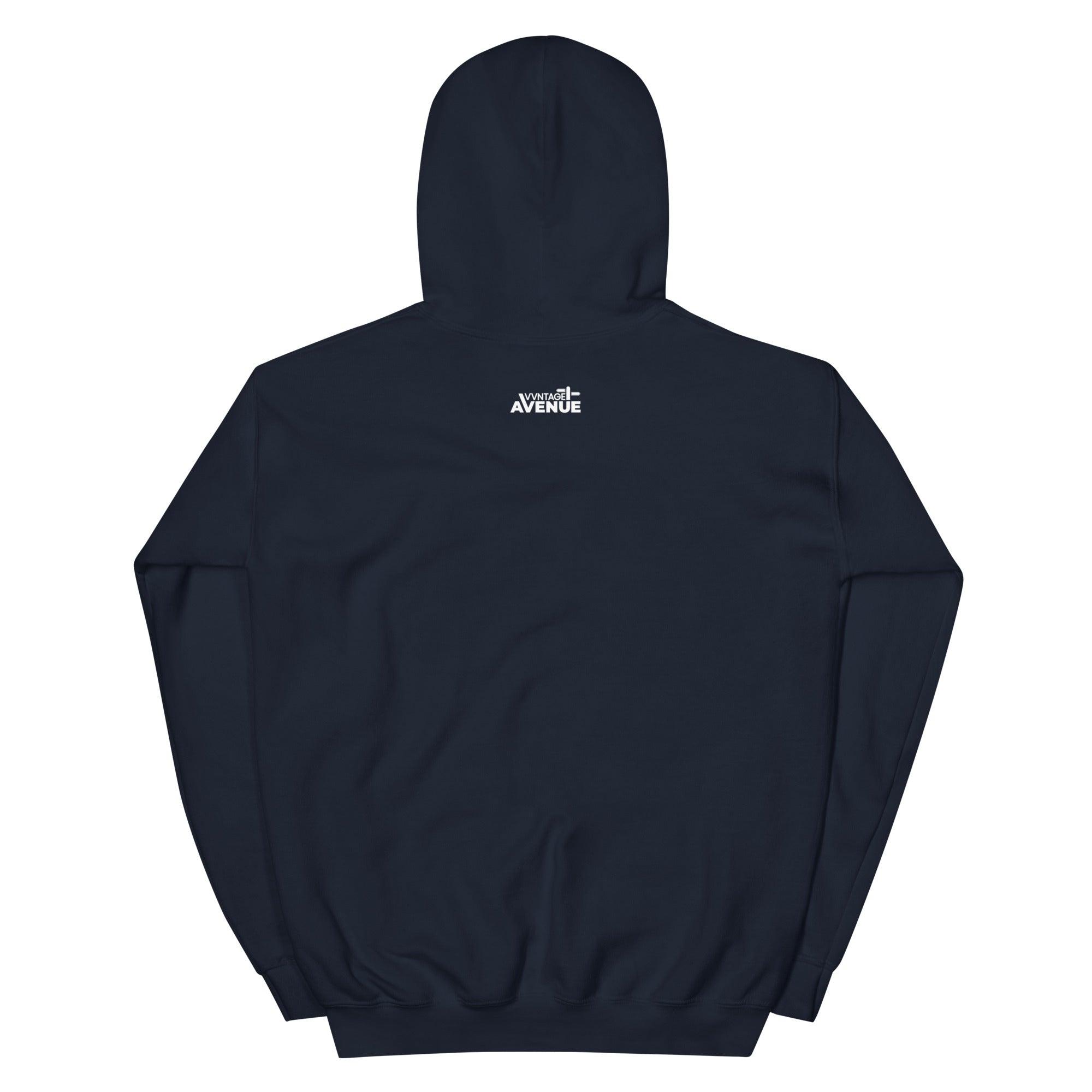 BLACK AVENUE HeavyBlend Logo Hoodie (Unisex) - VVNTAGE AVENUE