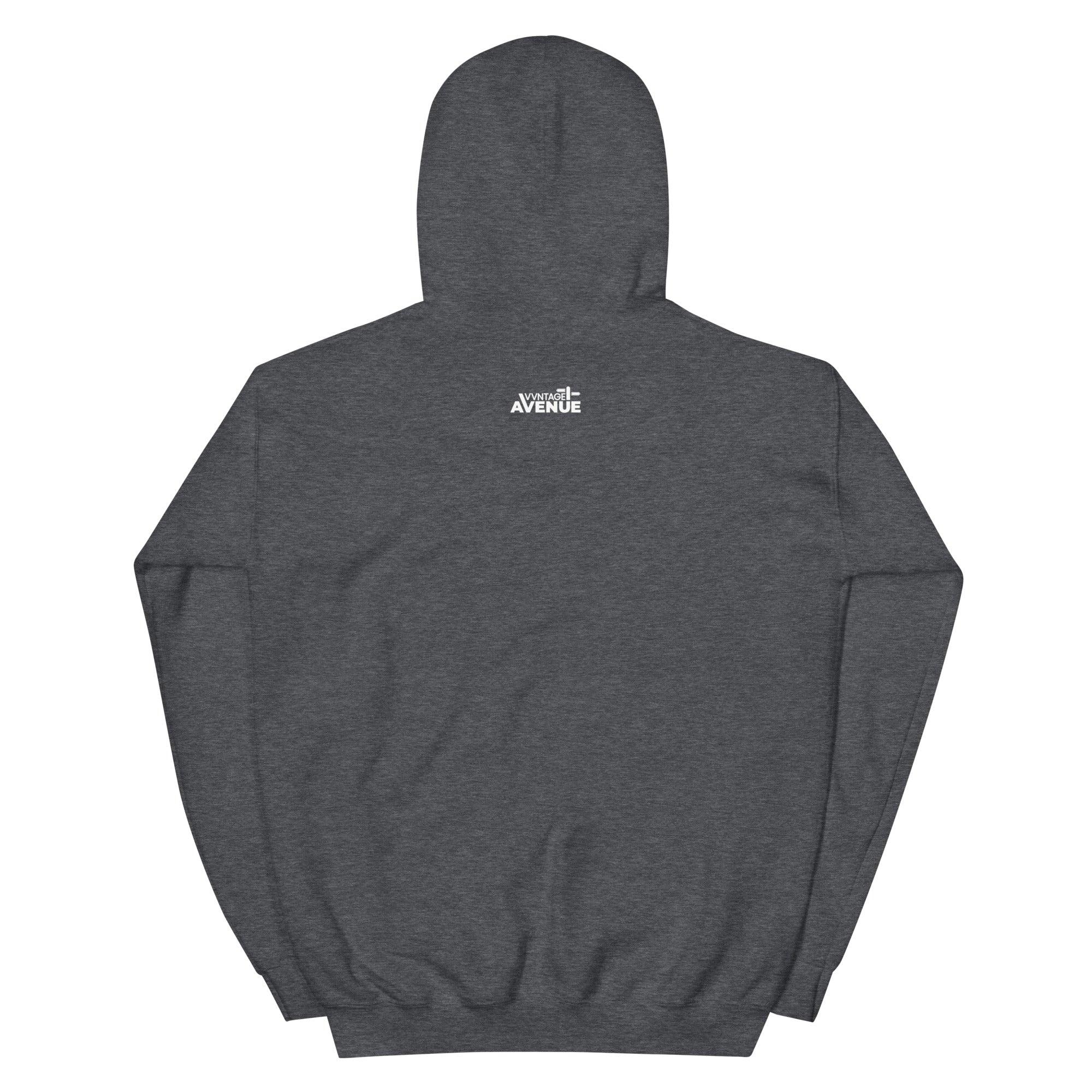 BLACK AVENUE HeavyBlend Logo Hoodie (Unisex) - VVNTAGE AVENUE
