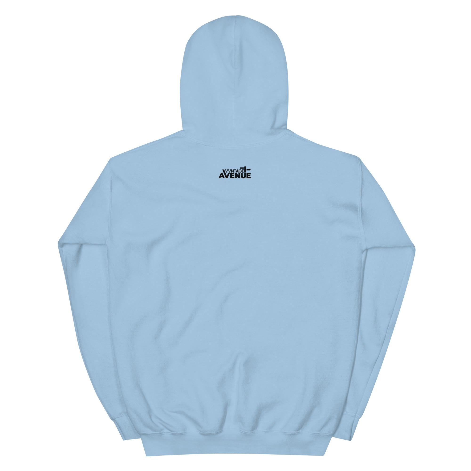 BLACK AVENUE HeavyBlend Logo Hoodie (Unisex) - VVNTAGE AVENUE