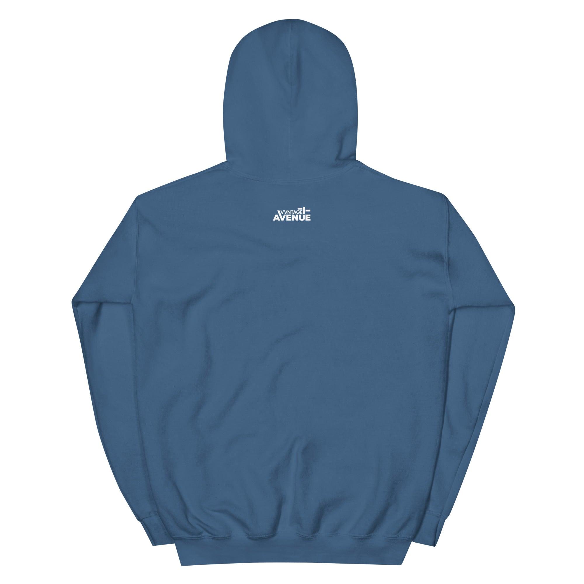 BLACK AVENUE HeavyBlend Logo Hoodie (Unisex) - VVNTAGE AVENUE