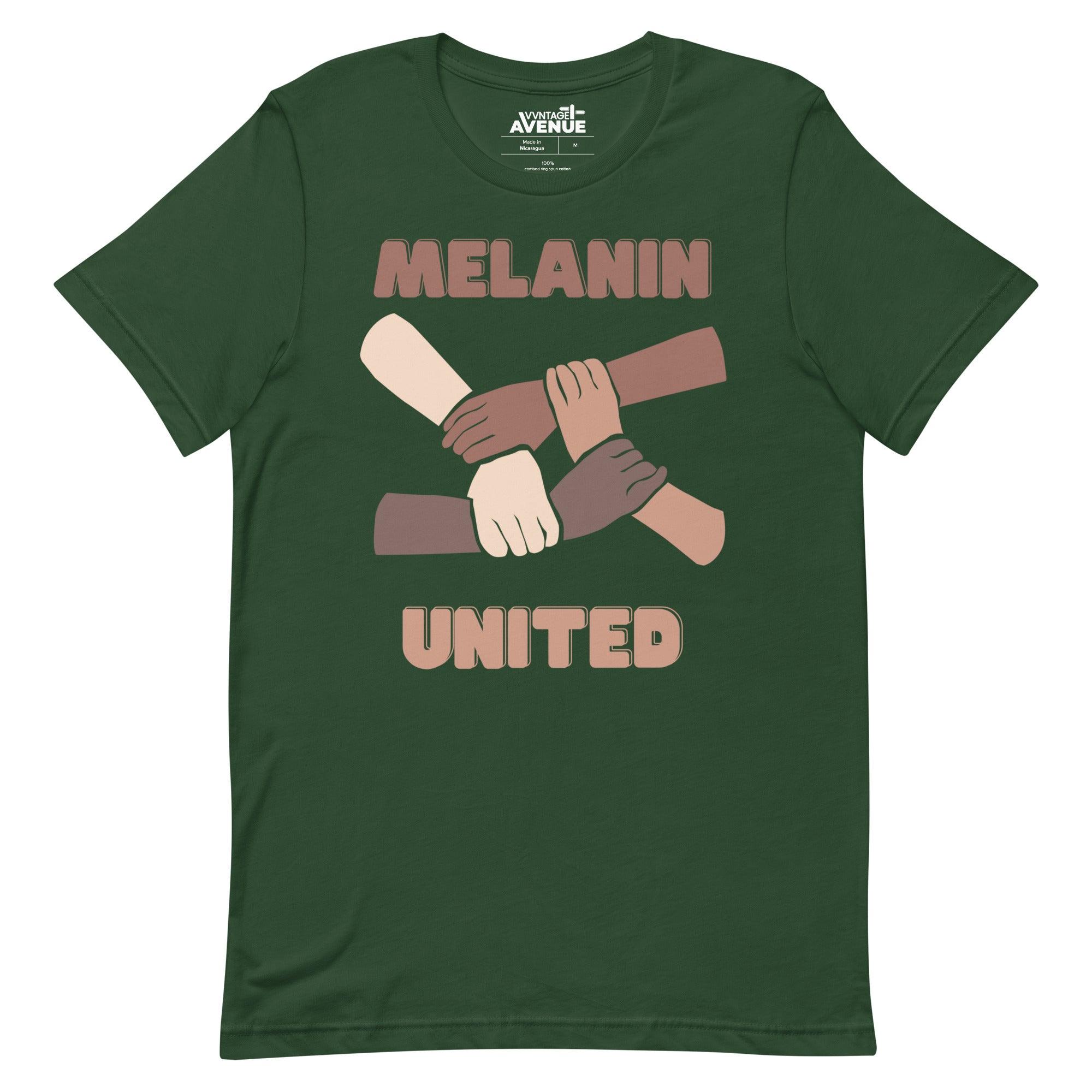 BLACK AVENUE | Melanin United SS T-Shirt (Unisex) - VVNTAGE AVENUE