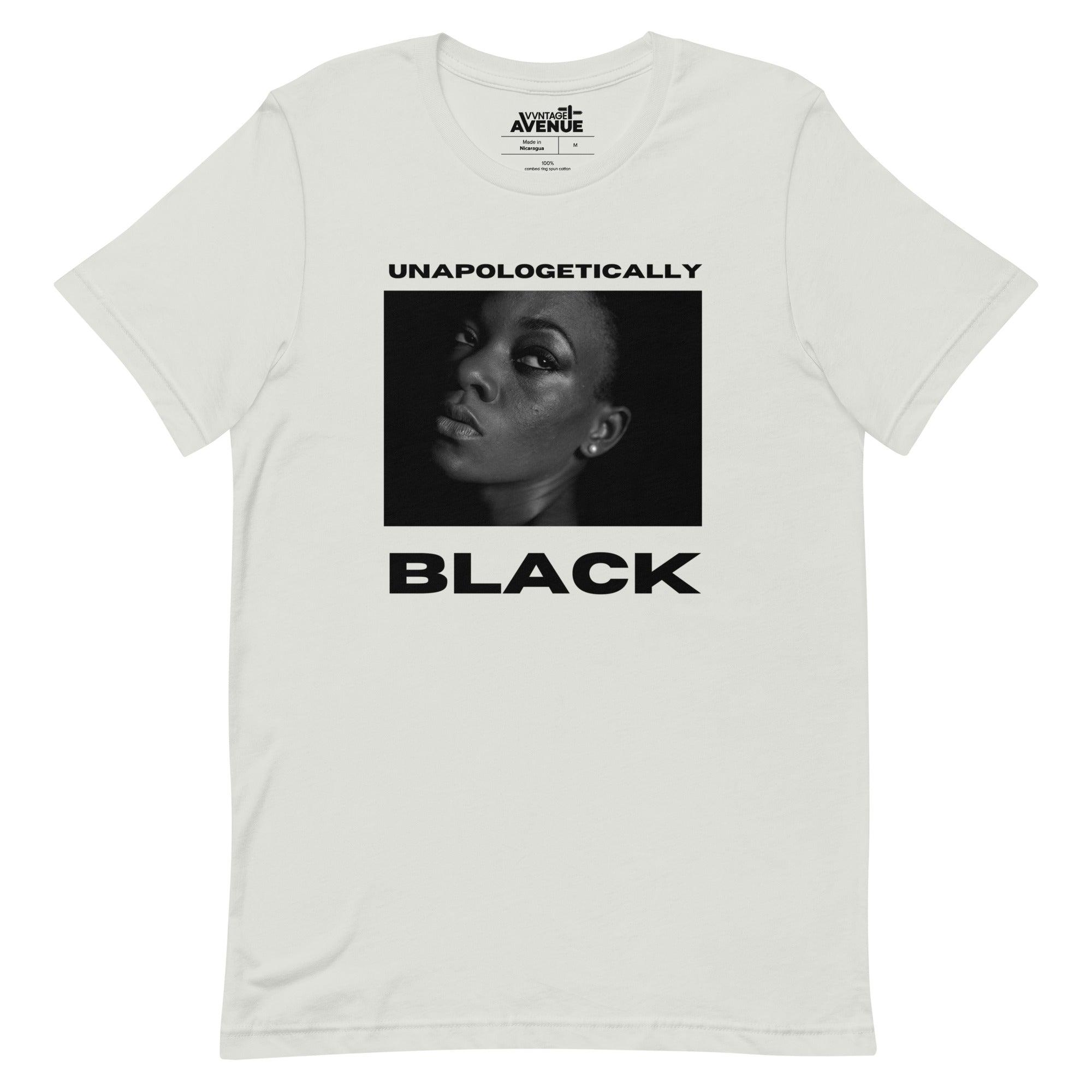 BLACK AVENUE | Unapologetically Black T-Shirt (Unisex) - VVNTAGE AVENUE