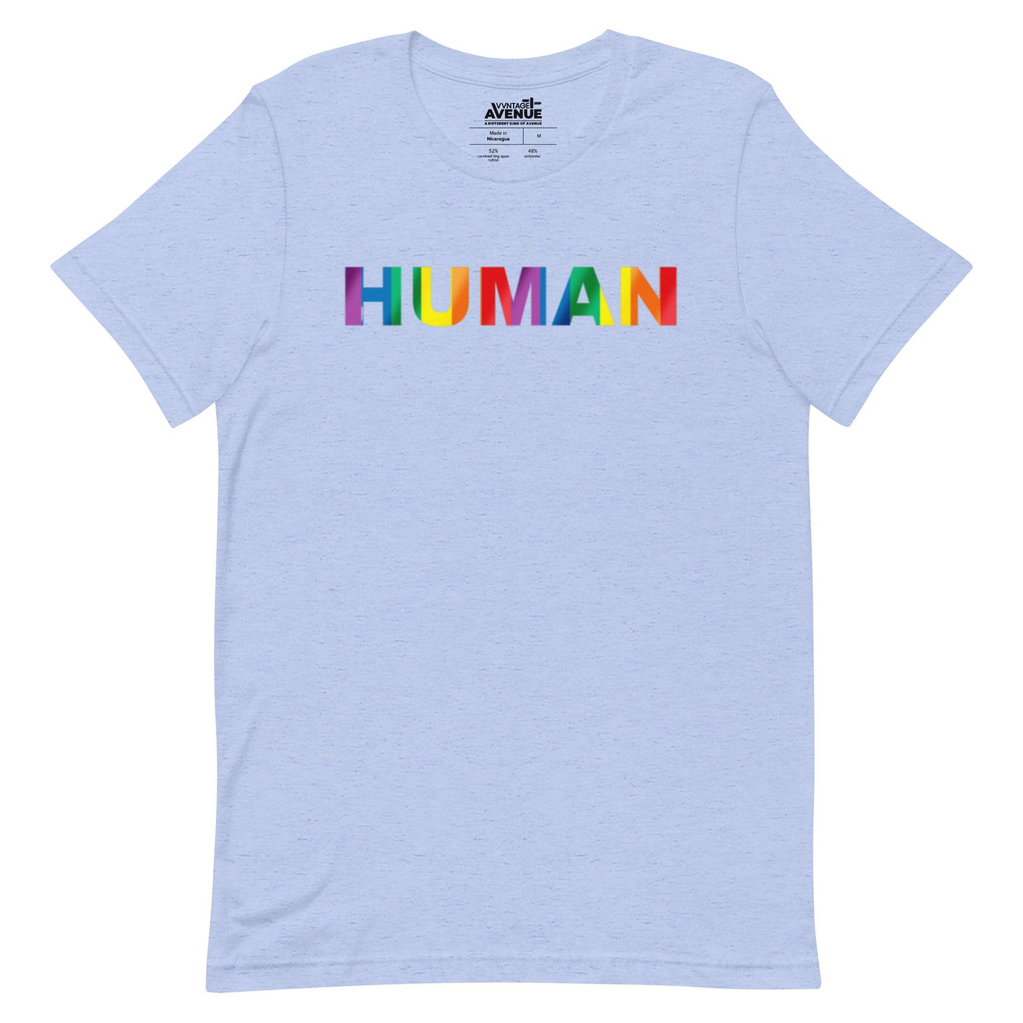 PRIDE AVENUE | HUMAN T-Shirt - VVNTAGE AVENUE