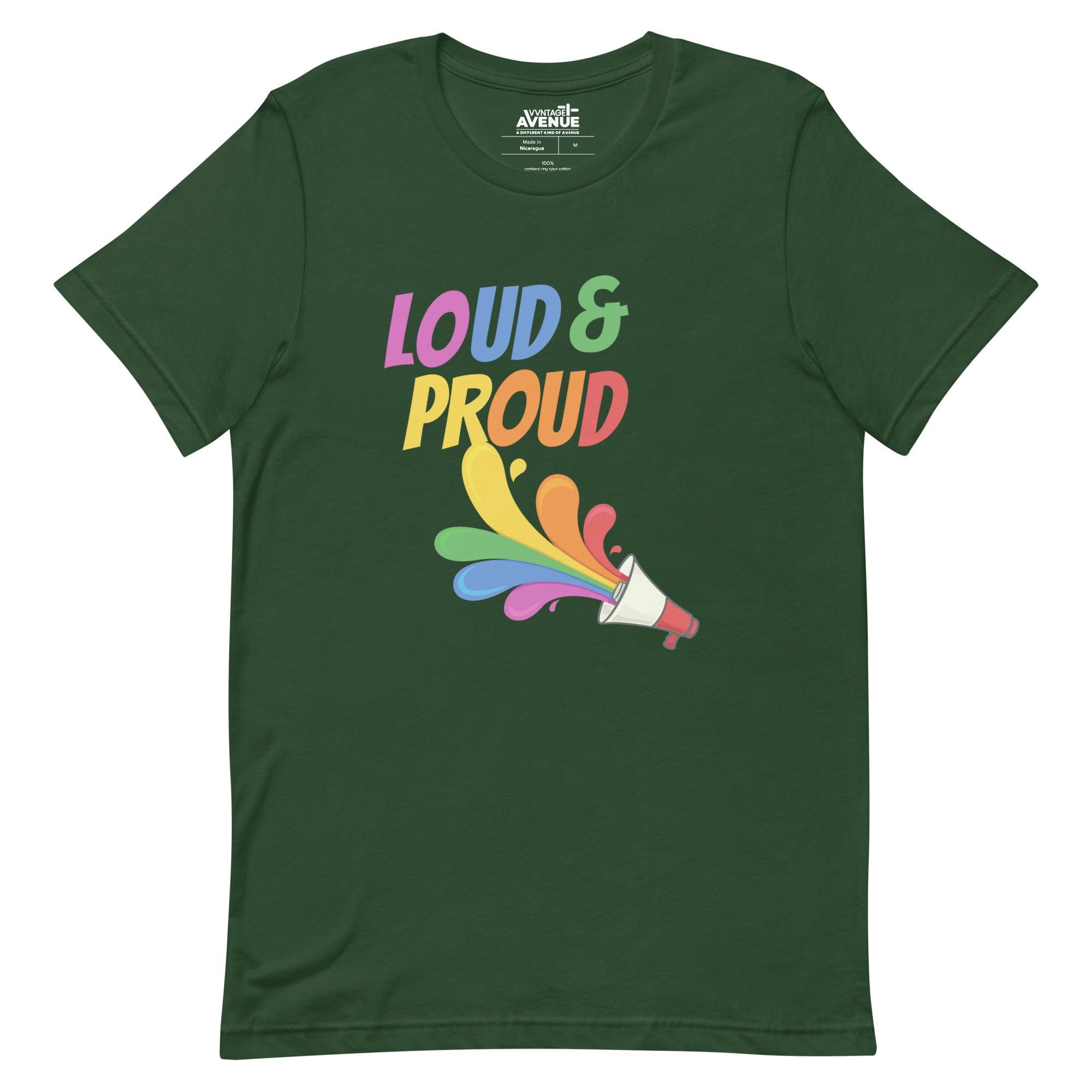 PRIDE AVENUE | LOUD & PROUD T-Shirt - VVNTAGE AVENUE