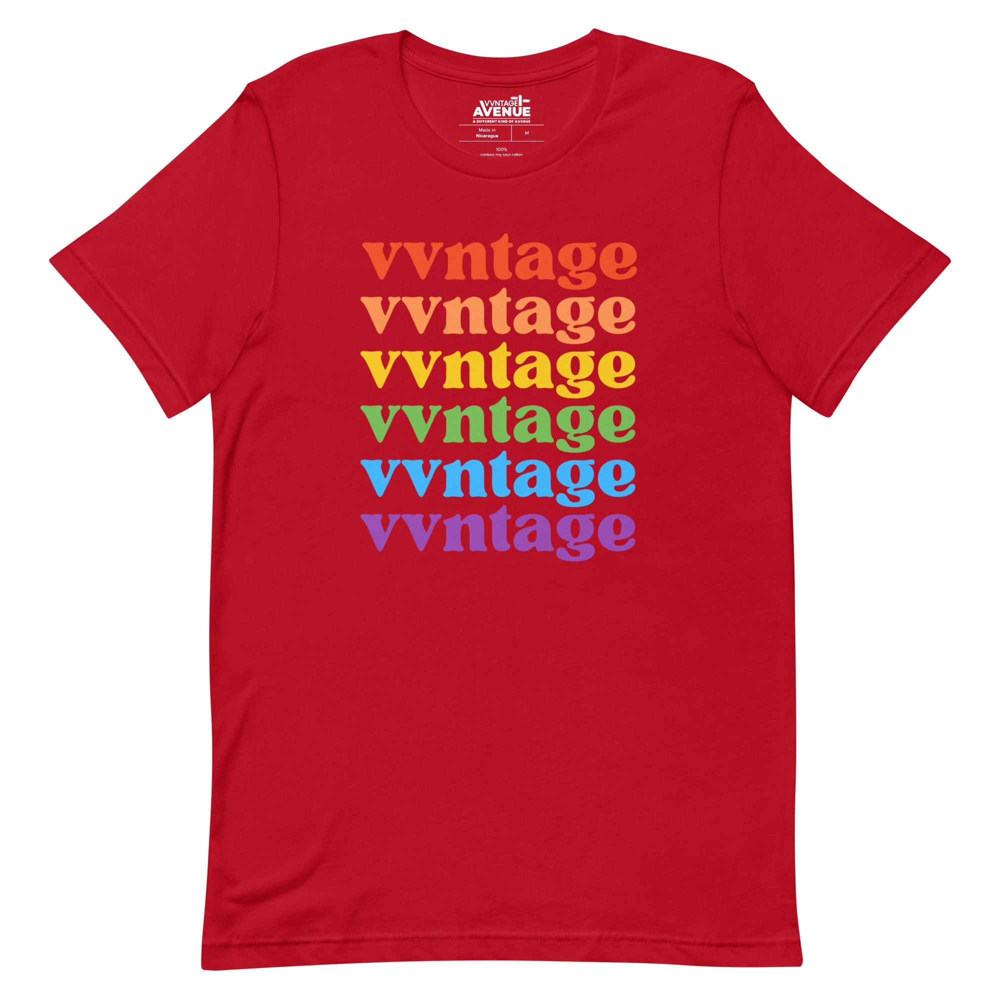PRIDE AVENUE | VVNTAGE Rainbow T-Shirt - VVNTAGE AVENUE