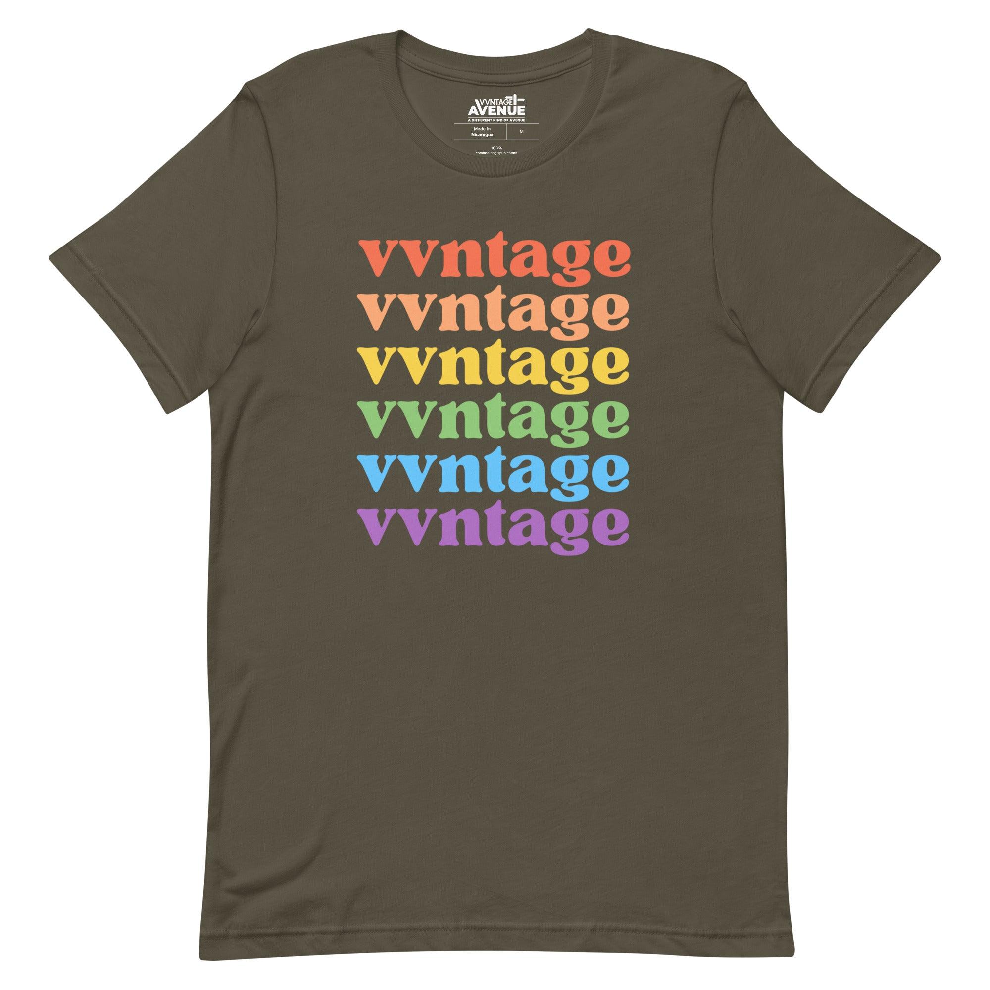 PRIDE AVENUE | VVNTAGE Rainbow T-Shirt - VVNTAGE AVENUE