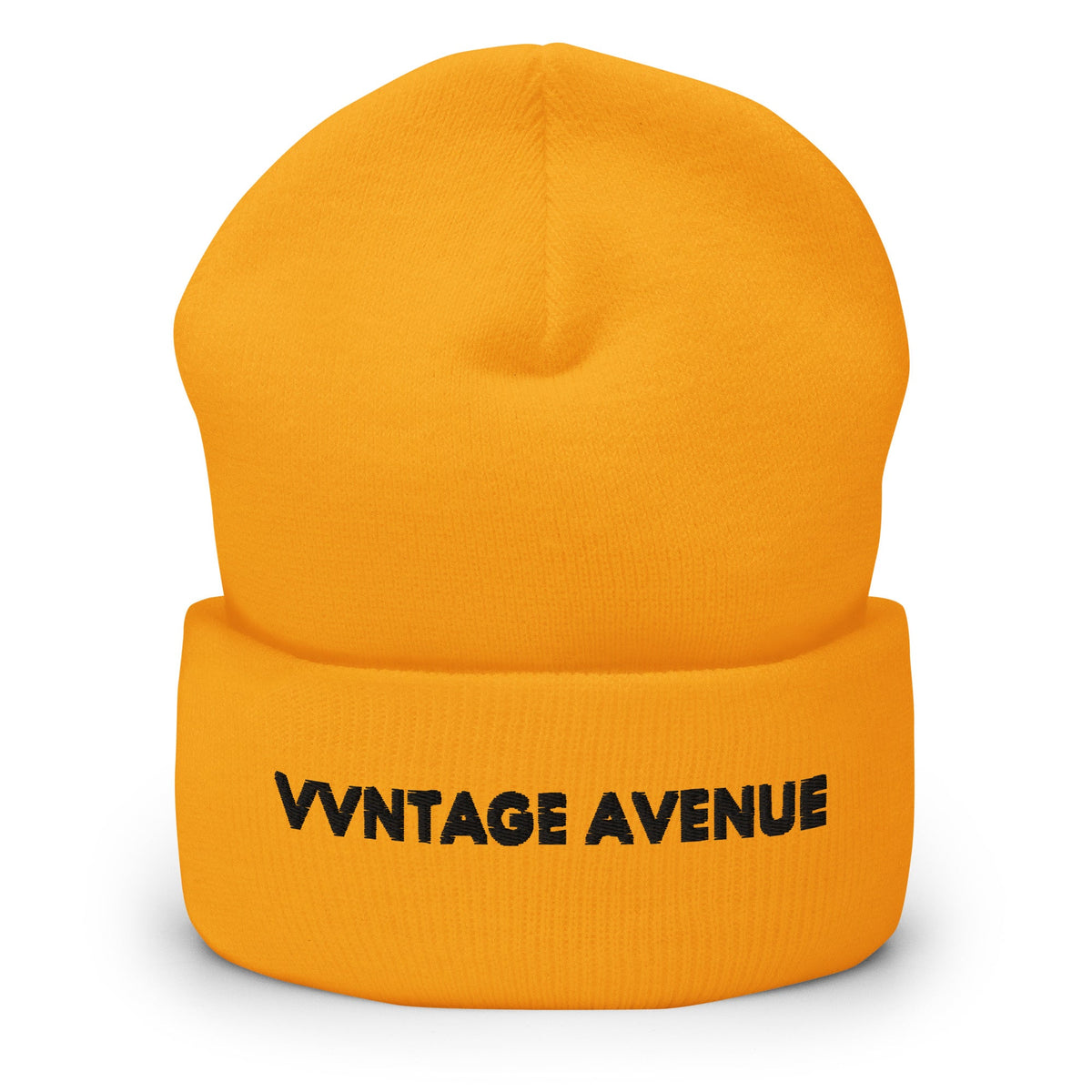 VVNTAGE Cuffed Beanie (Black Print) - VVNTAGE AVENUE