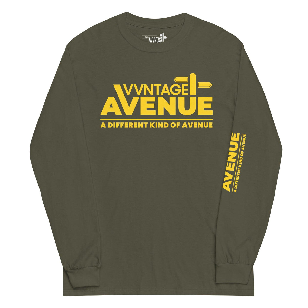 VVNTAGE Logo LS T-Shirt (GOLD Edition) - VVNTAGE AVENUE