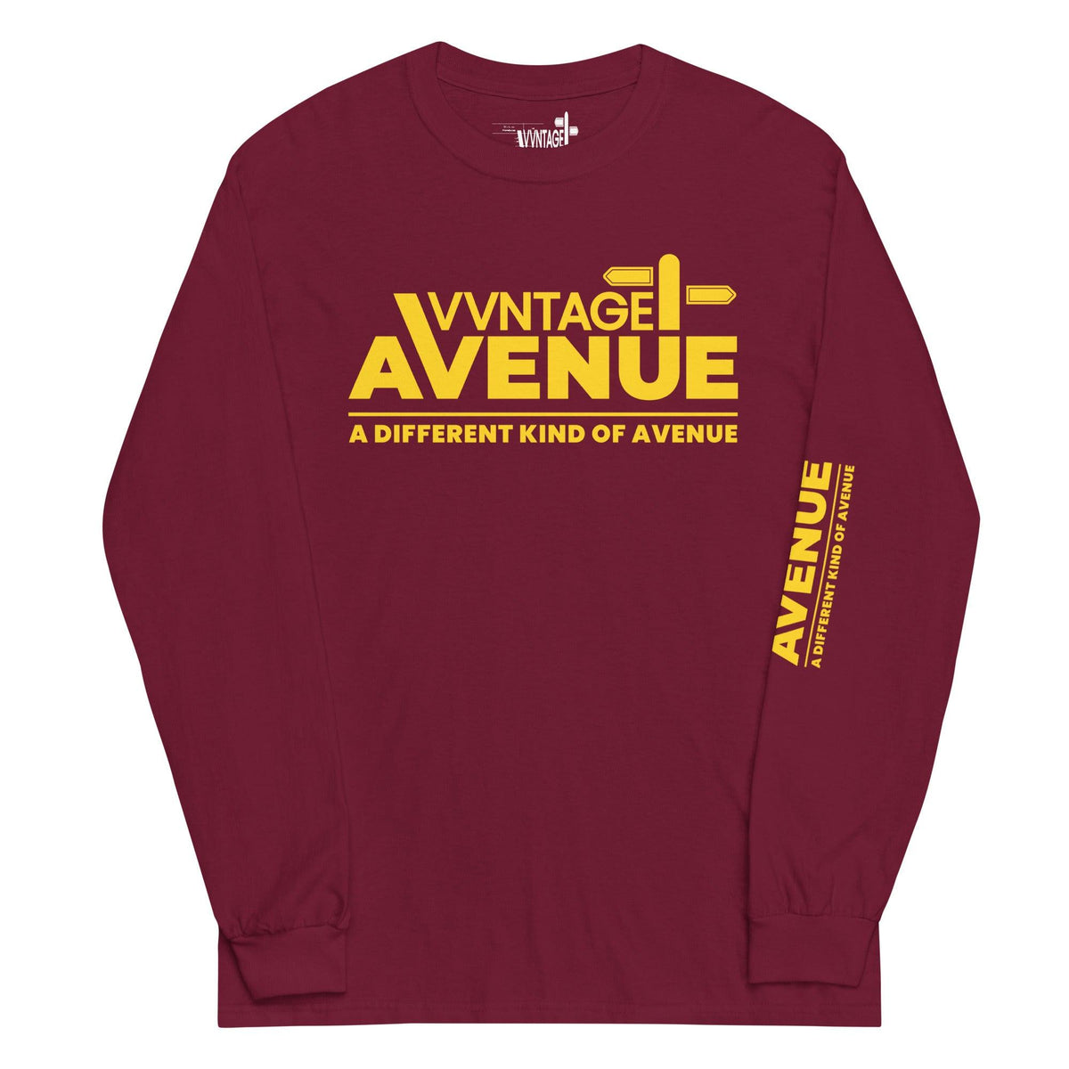 VVNTAGE Logo LS T-Shirt (GOLD Edition) - VVNTAGE AVENUE