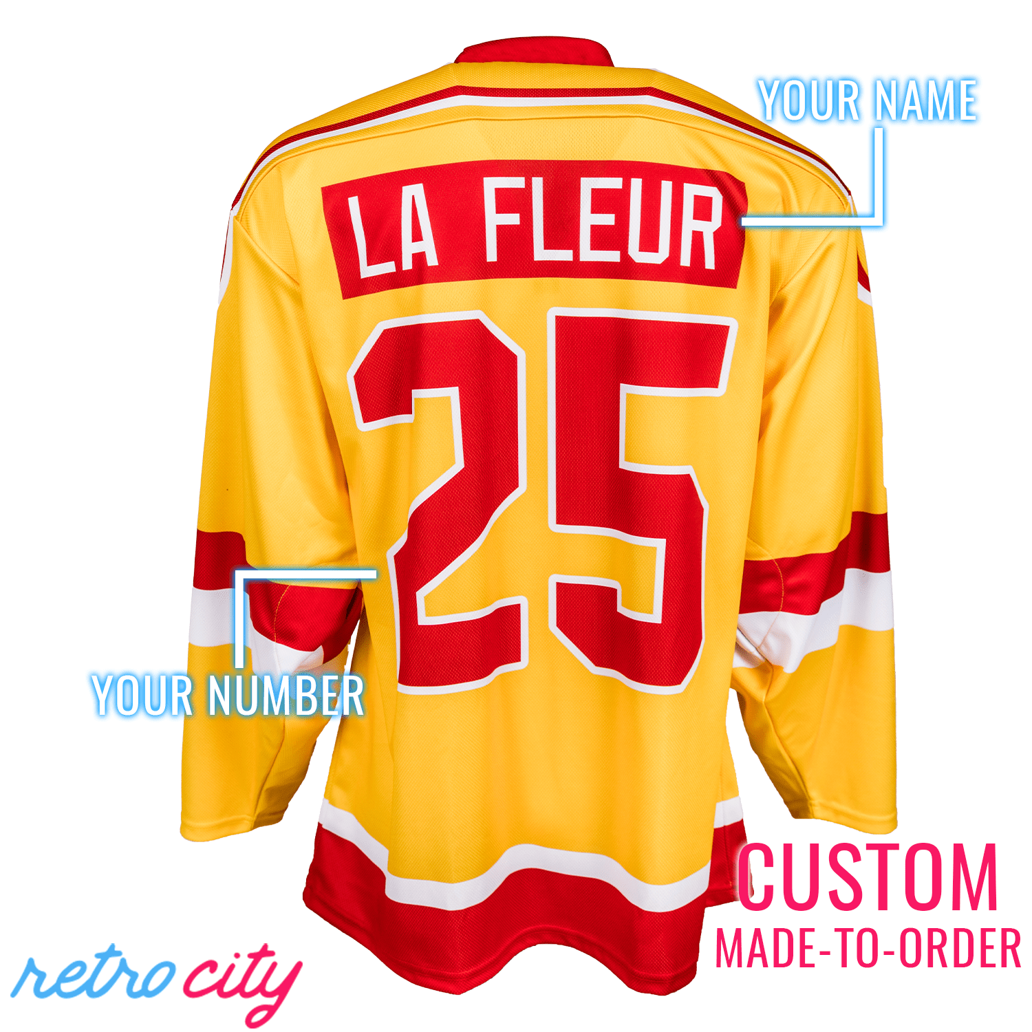 Average Joe's Gym Dodgeball Lace-Up Hockey Jersey Sweater by Retro City Threads