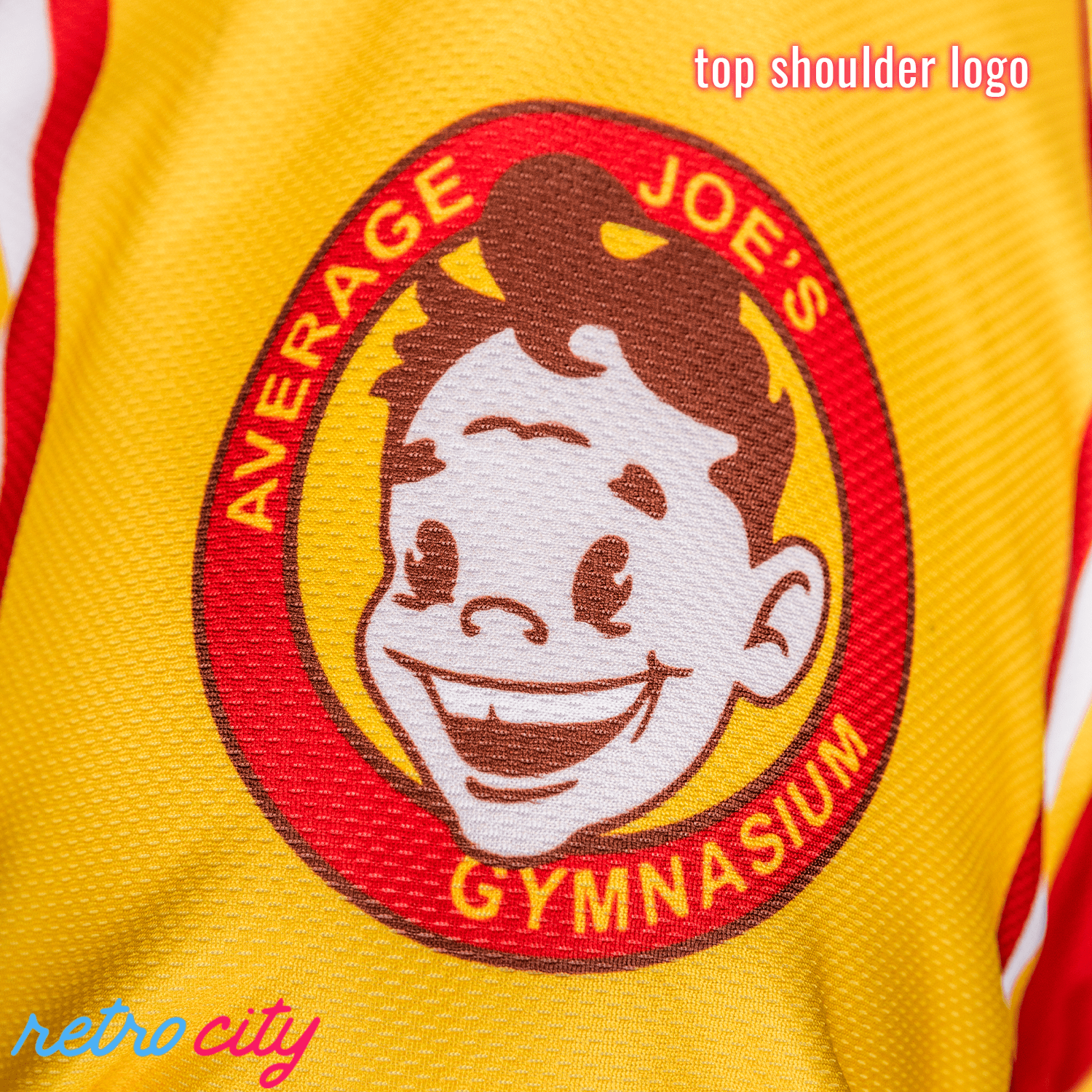 Average Joe's Gym Dodgeball Lace-Up Hockey Jersey Sweater by Retro City Threads