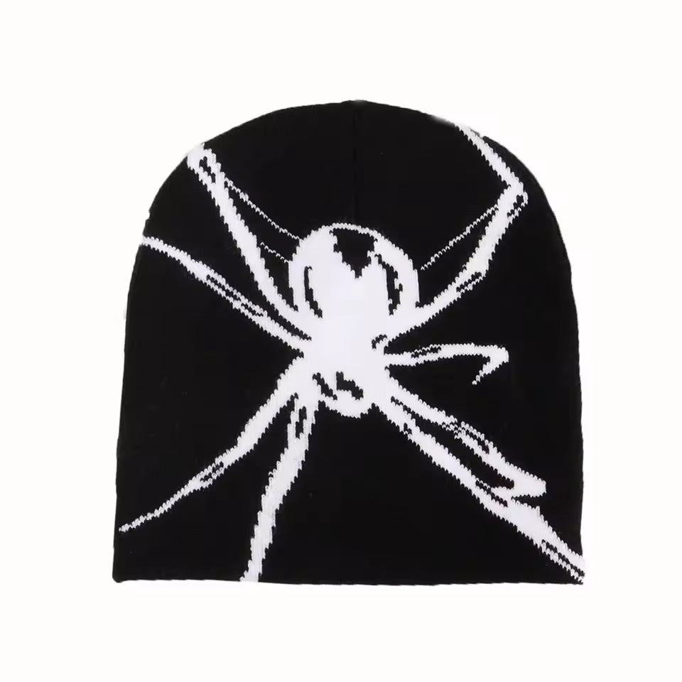 Gothic Spider Beanie by Streetwear Boulevard