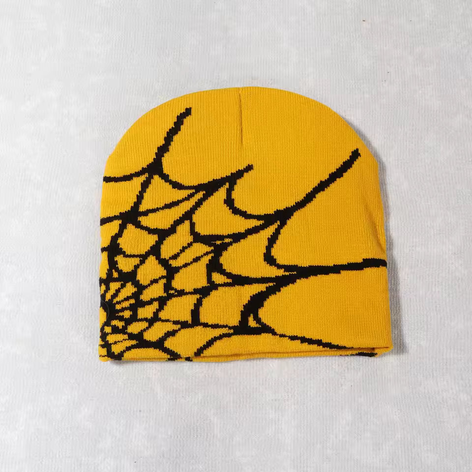 Spider Webbed Beanie by Streetwear Boulevard