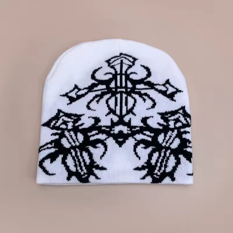 Baroque Cross Beanie by Streetwear Boulevard