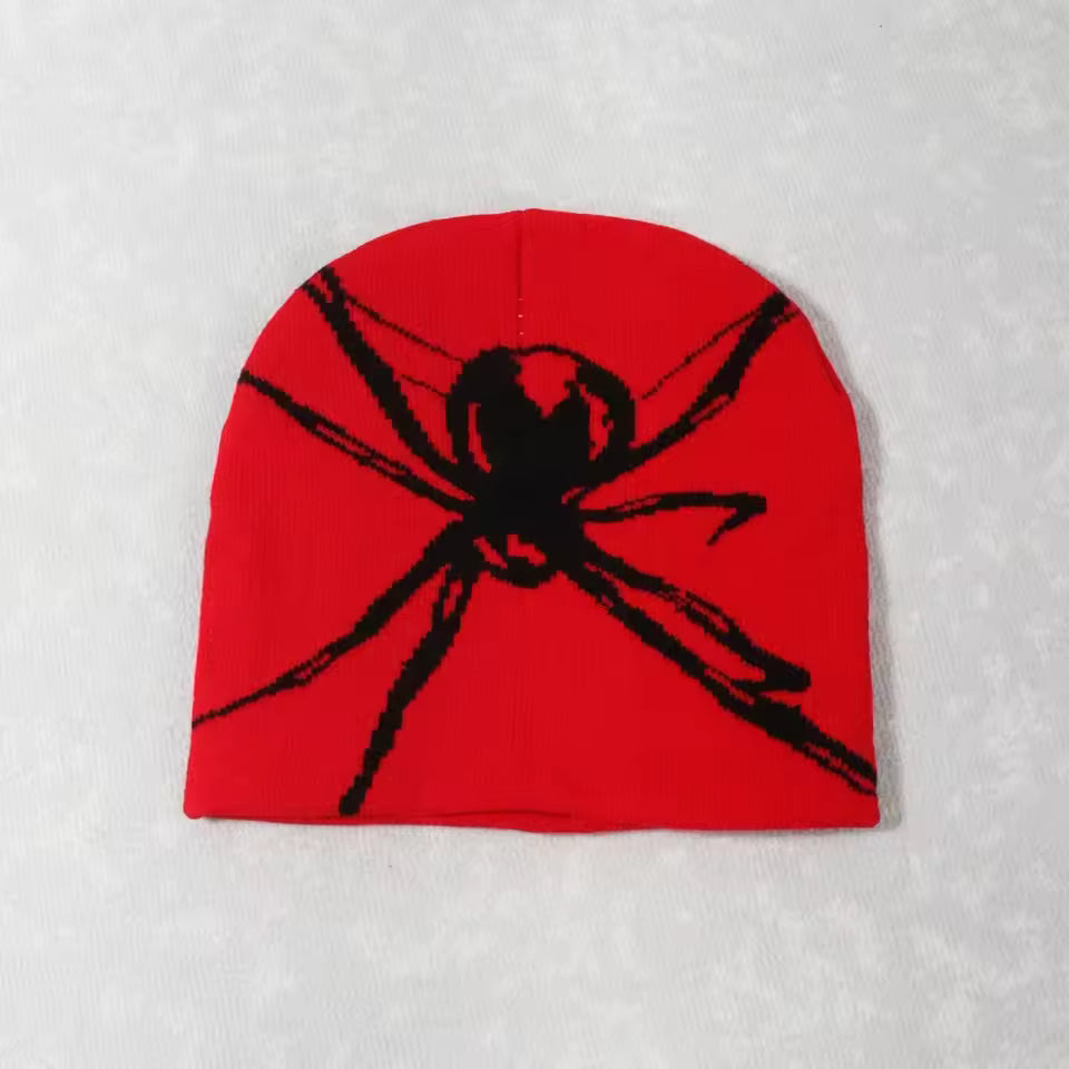 Gothic Spider Beanie by Streetwear Boulevard