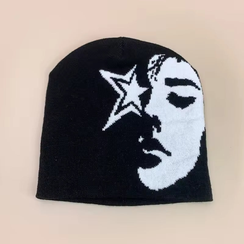 Star Faced Beanie by Streetwear Boulevard
