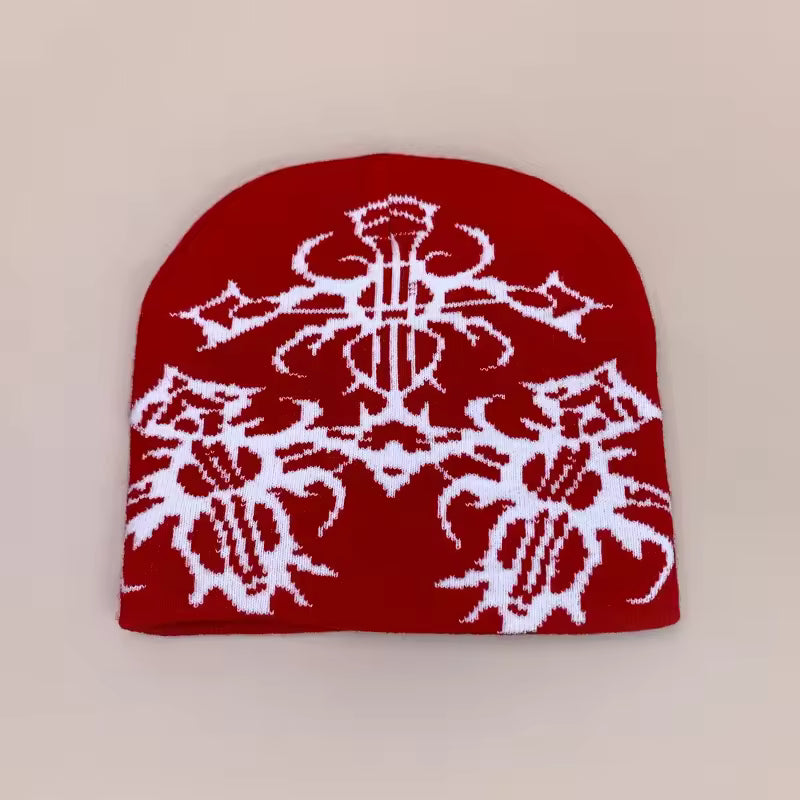 Baroque Cross Beanie by Streetwear Boulevard