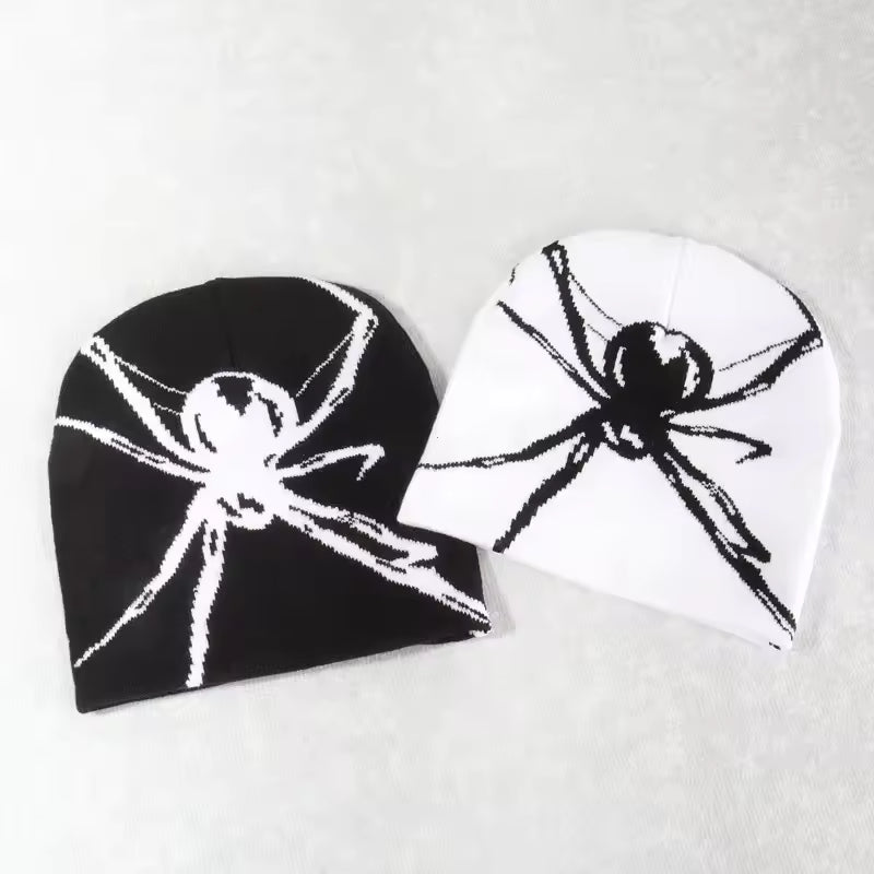 Gothic Spider Beanie by Streetwear Boulevard