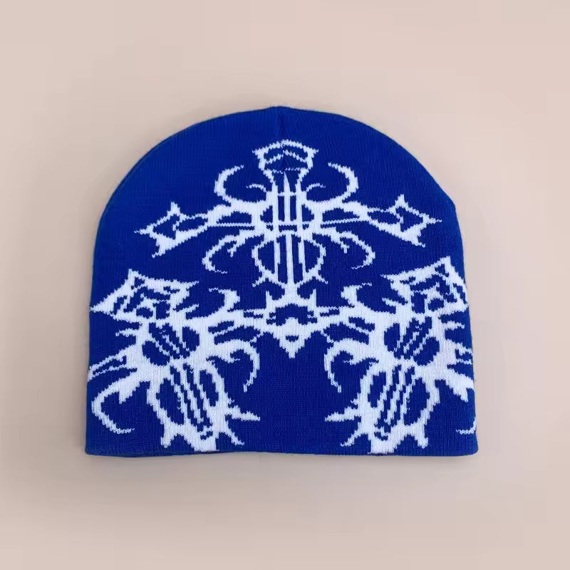 Baroque Cross Beanie by Streetwear Boulevard