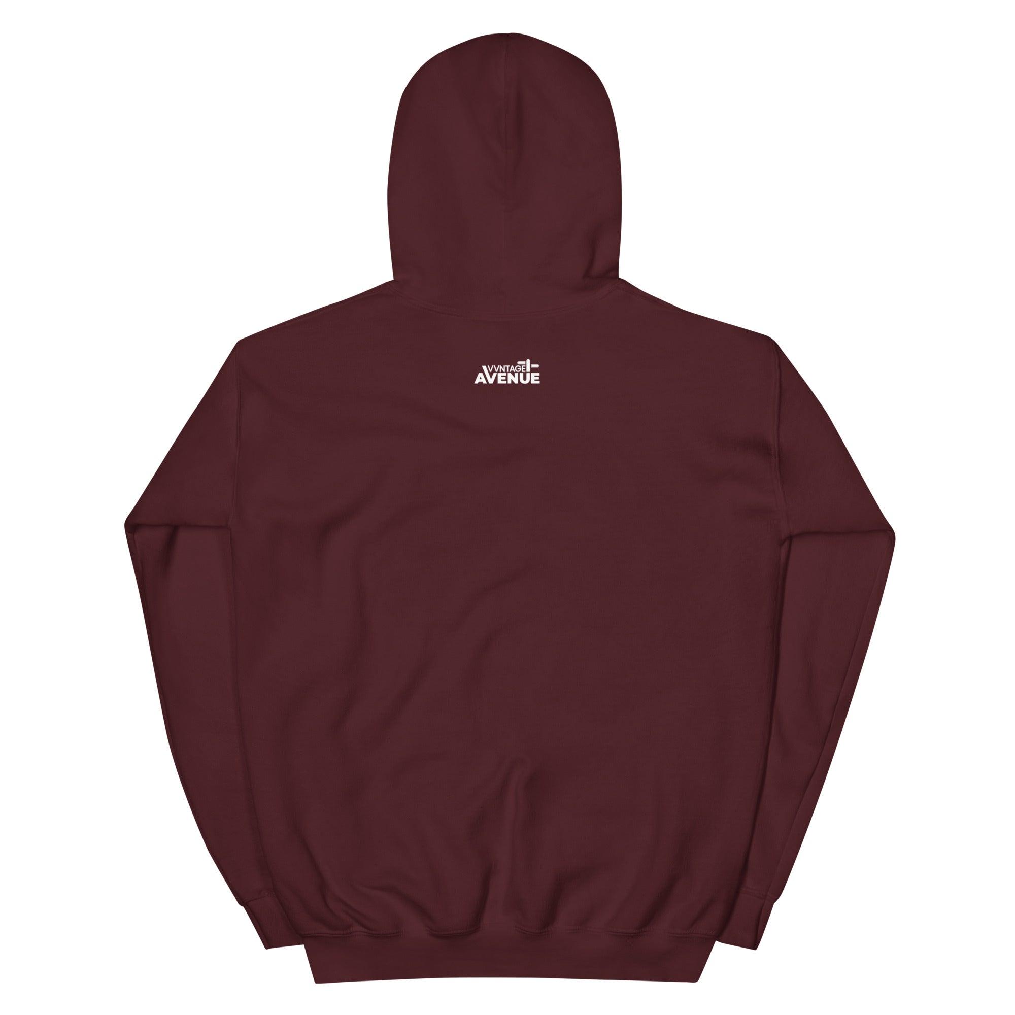 BLACK AVENUE HeavyBlend Logo Hoodie (Unisex) - VVNTAGE AVENUE