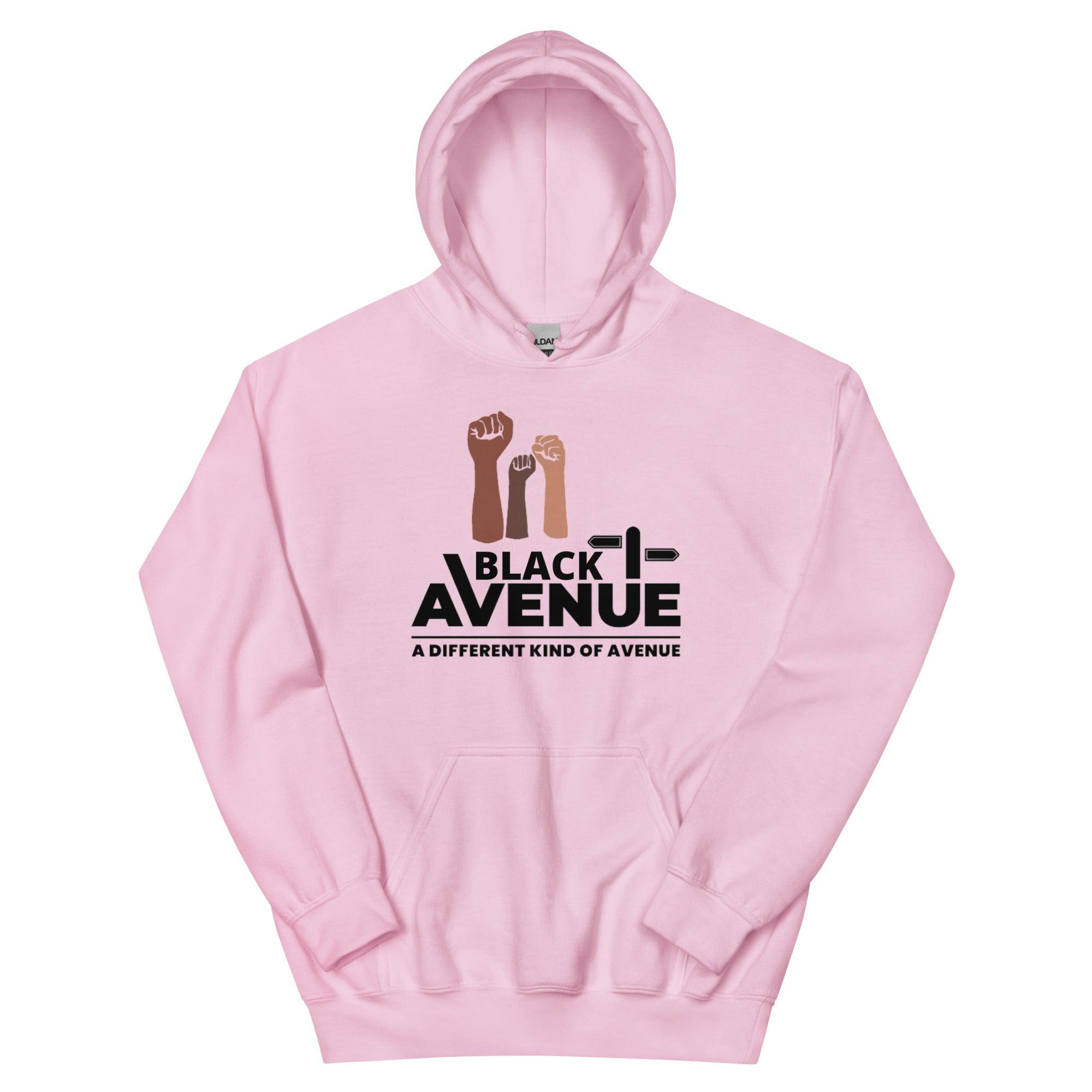 BLACK AVENUE HeavyBlend Logo Hoodie (Unisex) - VVNTAGE AVENUE