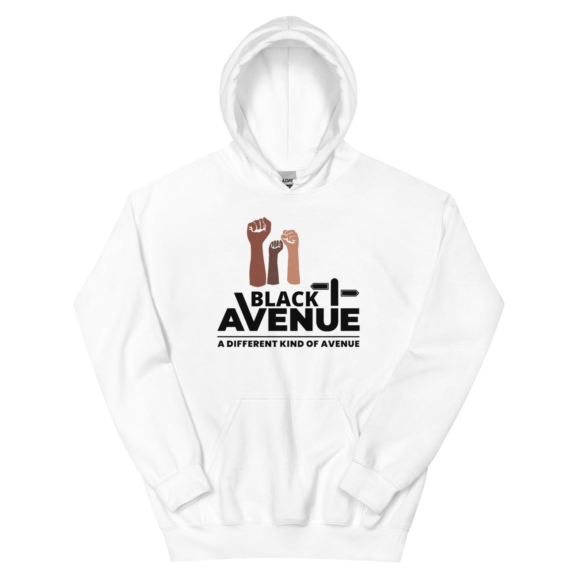 BLACK AVENUE HeavyBlend Logo Hoodie (Unisex) - VVNTAGE AVENUE