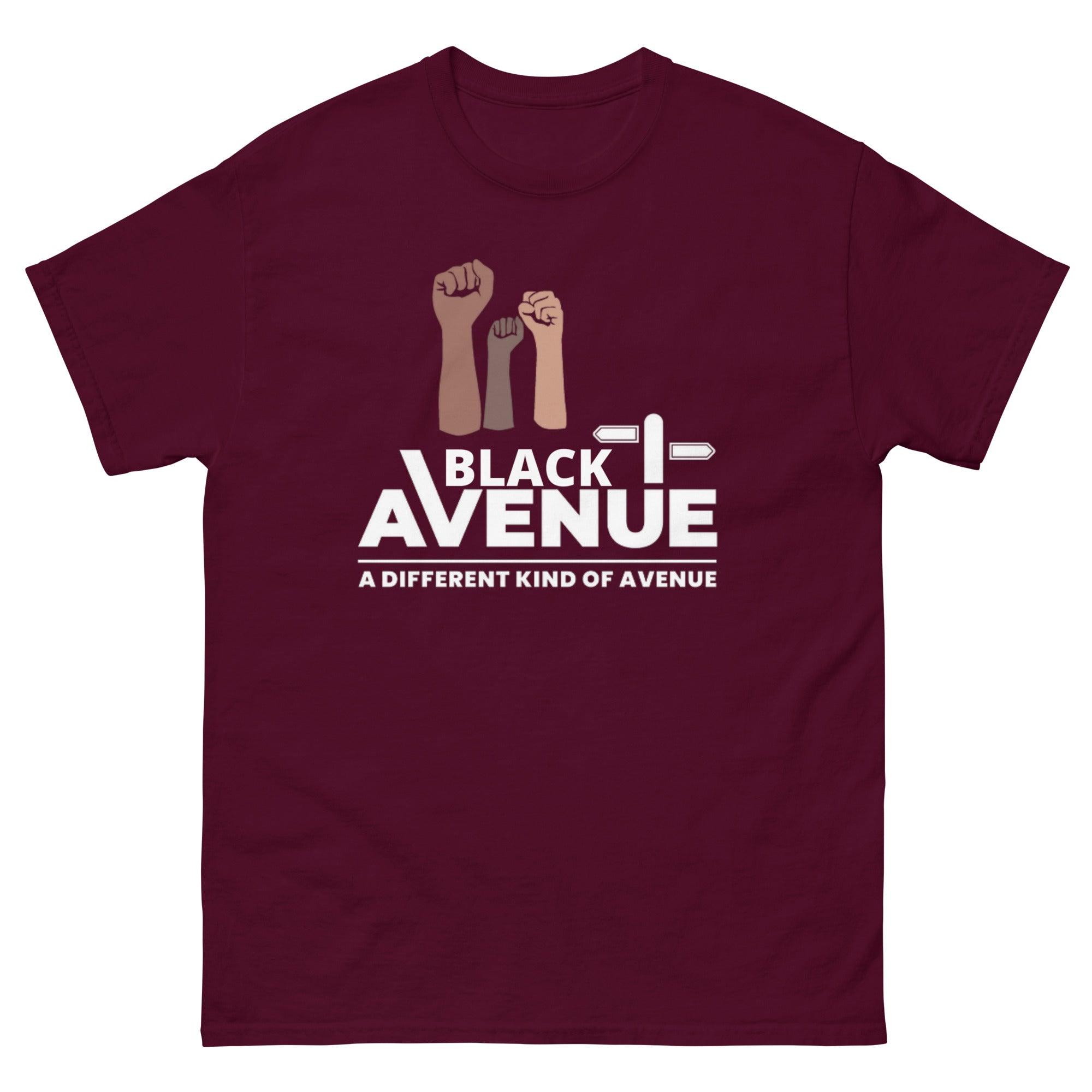 BLACK AVENUE Heavyweight SS T-Shirt (Unisex) - VVNTAGE AVENUE