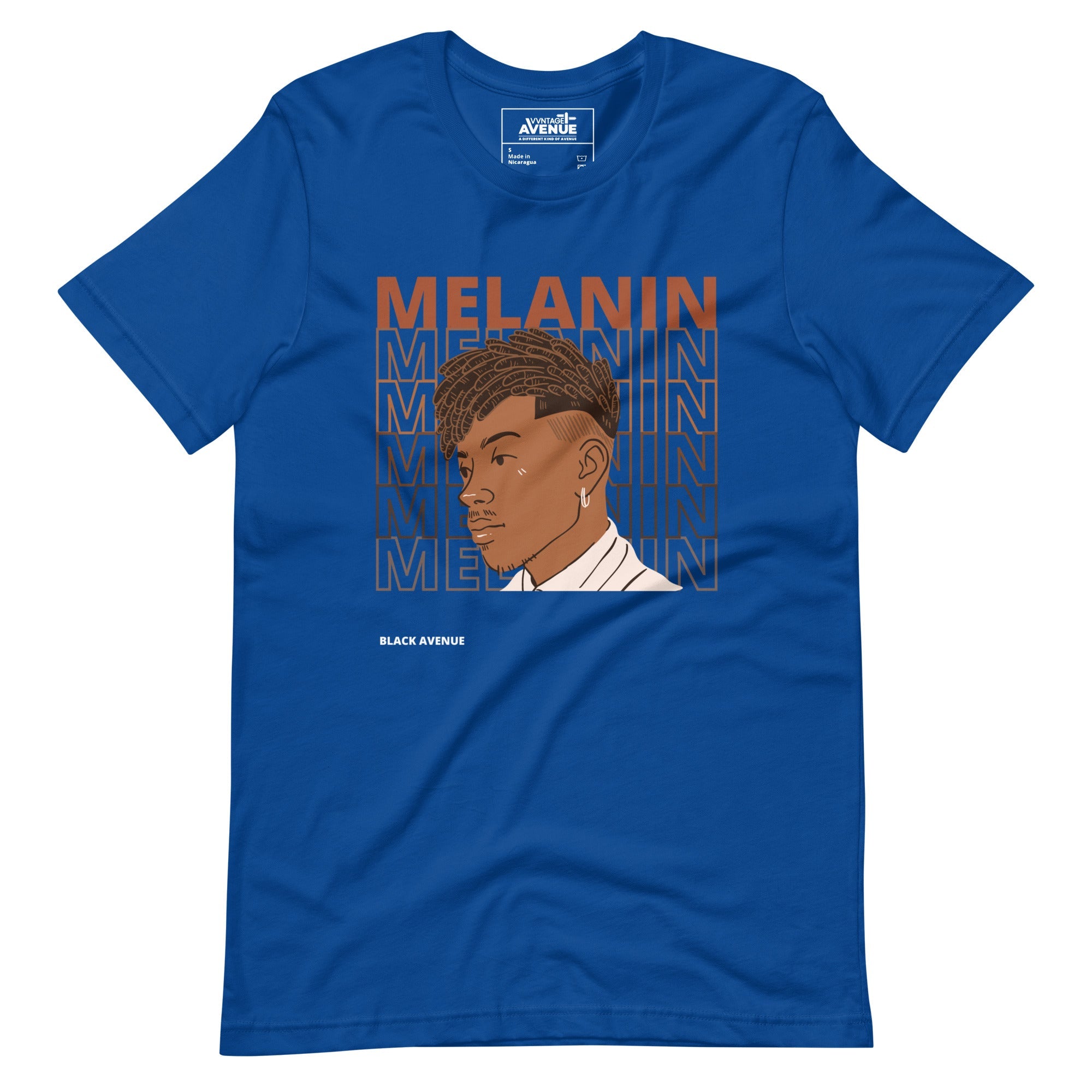 BLACK AVENUE | Melanin Man SS T-Shirt (Unisex) - VVNTAGE AVENUE