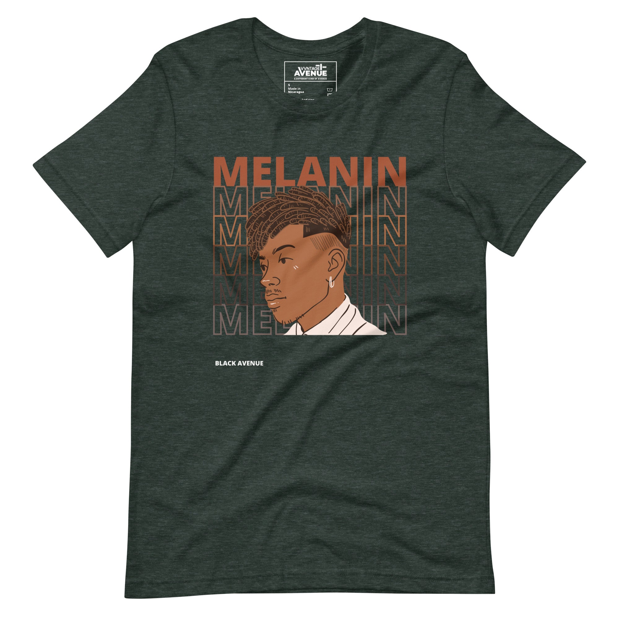 BLACK AVENUE | Melanin Man SS T-Shirt (Unisex) - VVNTAGE AVENUE