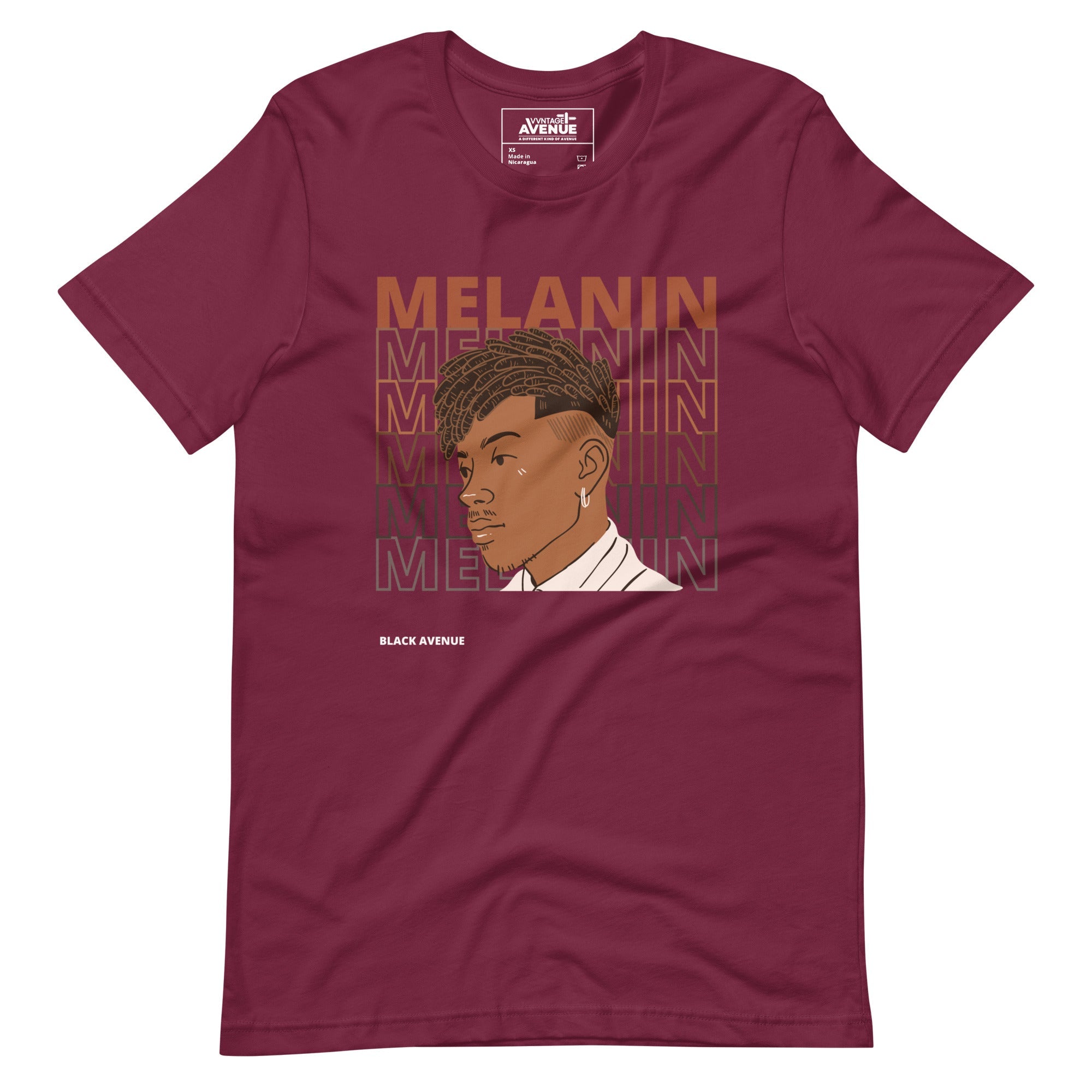 BLACK AVENUE | Melanin Man SS T-Shirt (Unisex) - VVNTAGE AVENUE