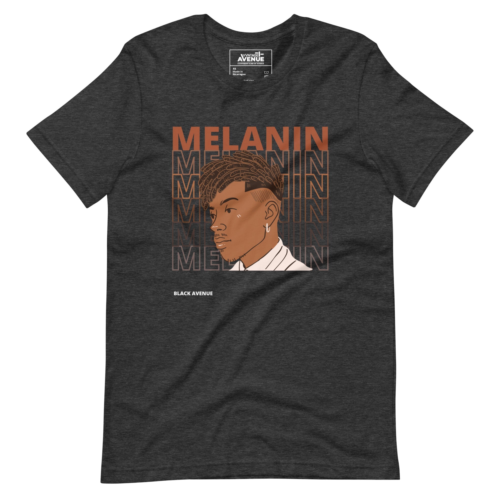 BLACK AVENUE | Melanin Man SS T-Shirt (Unisex) - VVNTAGE AVENUE