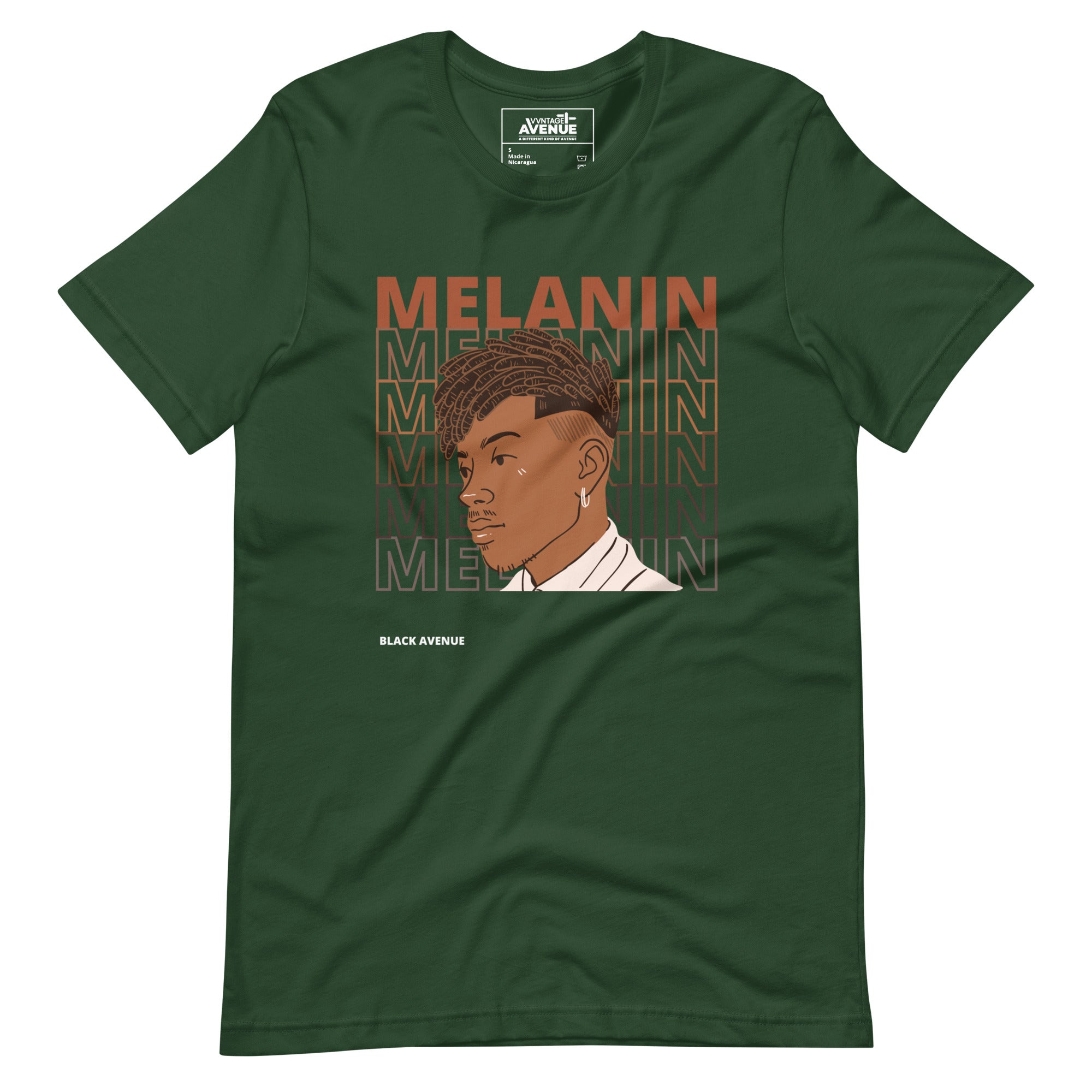 BLACK AVENUE | Melanin Man SS T-Shirt (Unisex) - VVNTAGE AVENUE