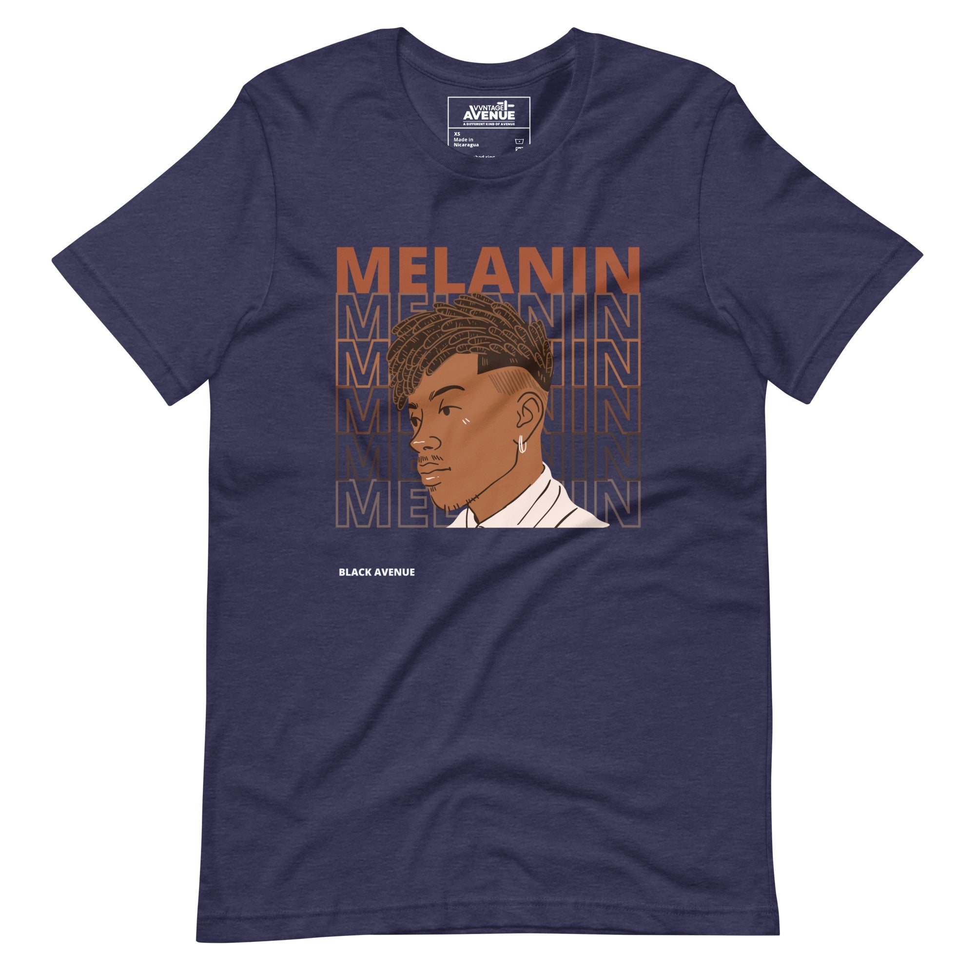 BLACK AVENUE | Melanin Man SS T-Shirt (Unisex) - VVNTAGE AVENUE
