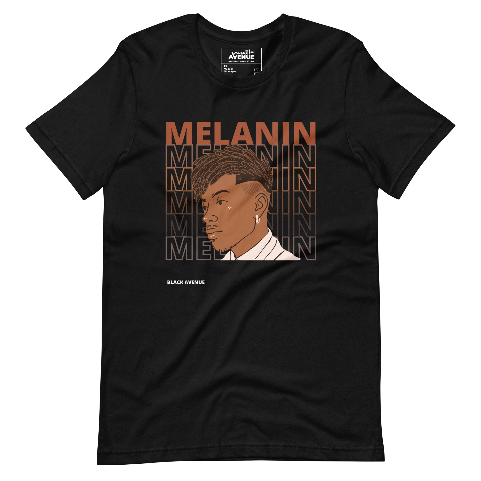 BLACK AVENUE | Melanin Man SS T-Shirt (Unisex) - VVNTAGE AVENUE