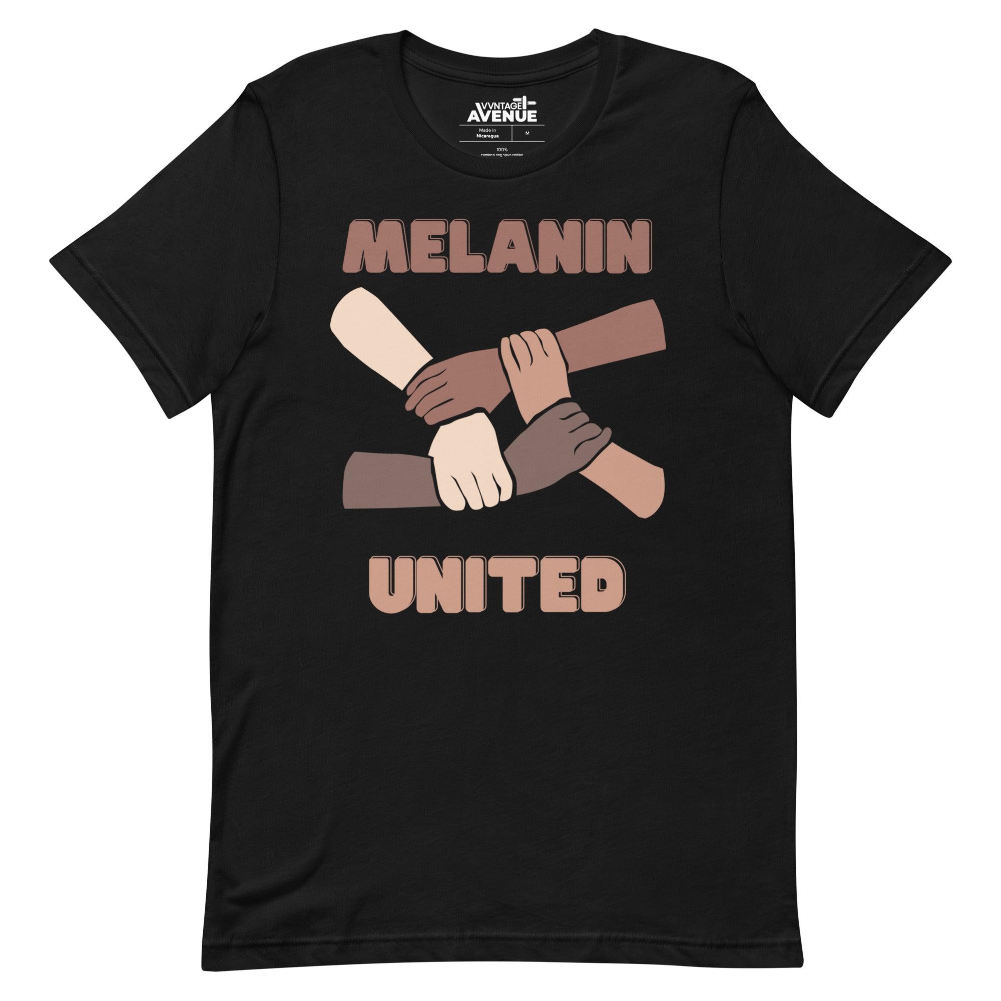 BLACK AVENUE | Melanin United SS T-Shirt (Unisex) - VVNTAGE AVENUE
