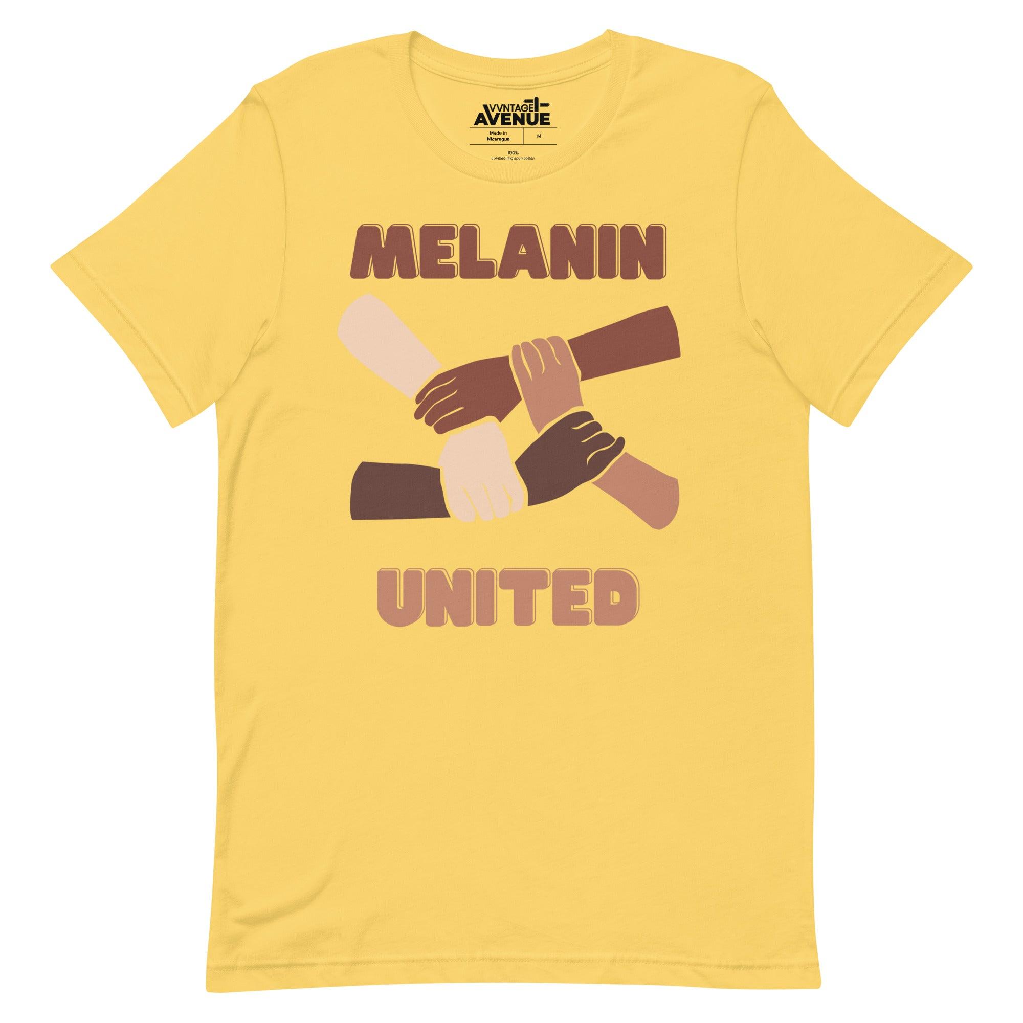 BLACK AVENUE | Melanin United SS T-Shirt (Unisex) - VVNTAGE AVENUE