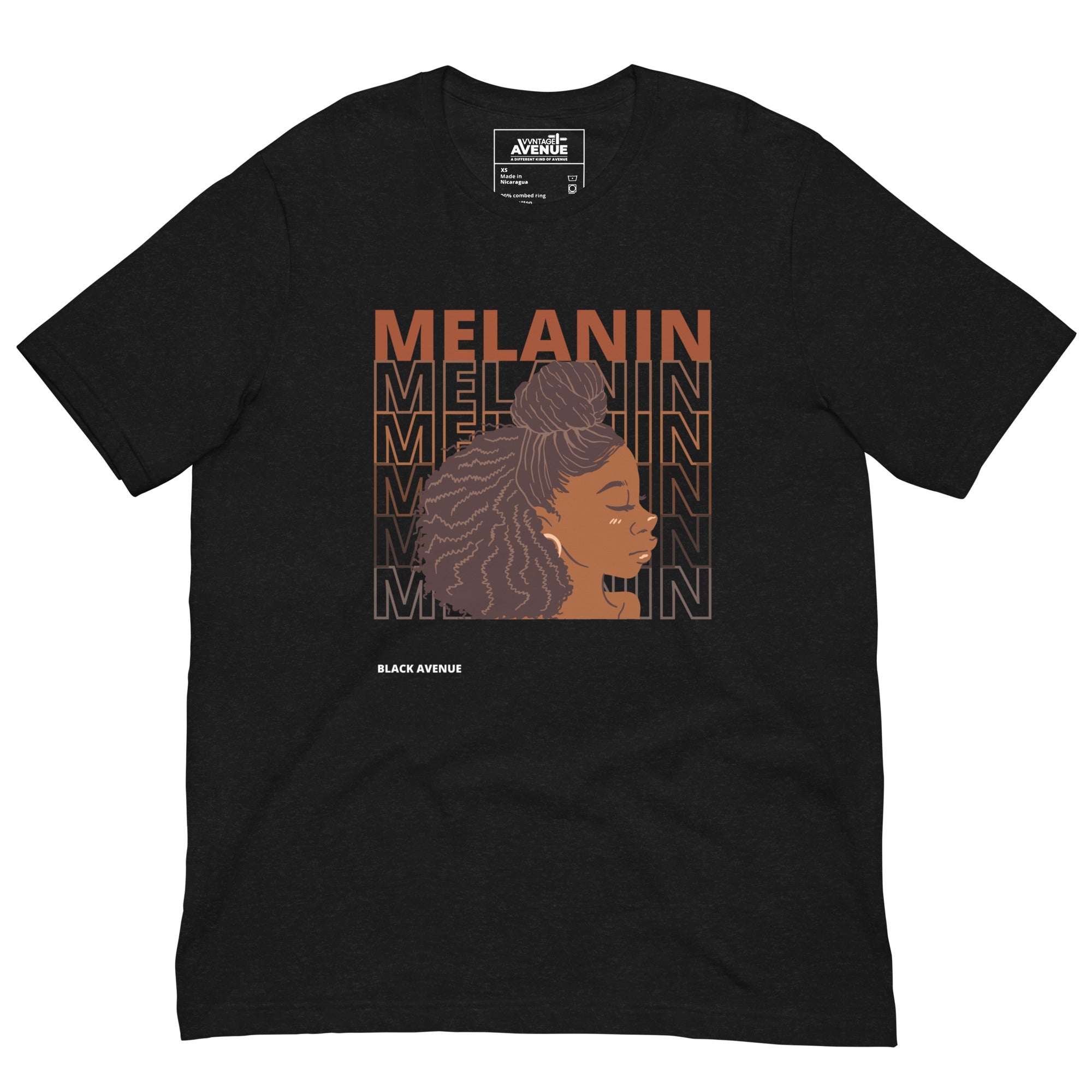 BLACK AVENUE | Melanin Woman SS T-Shirt (Unisex) - VVNTAGE AVENUE