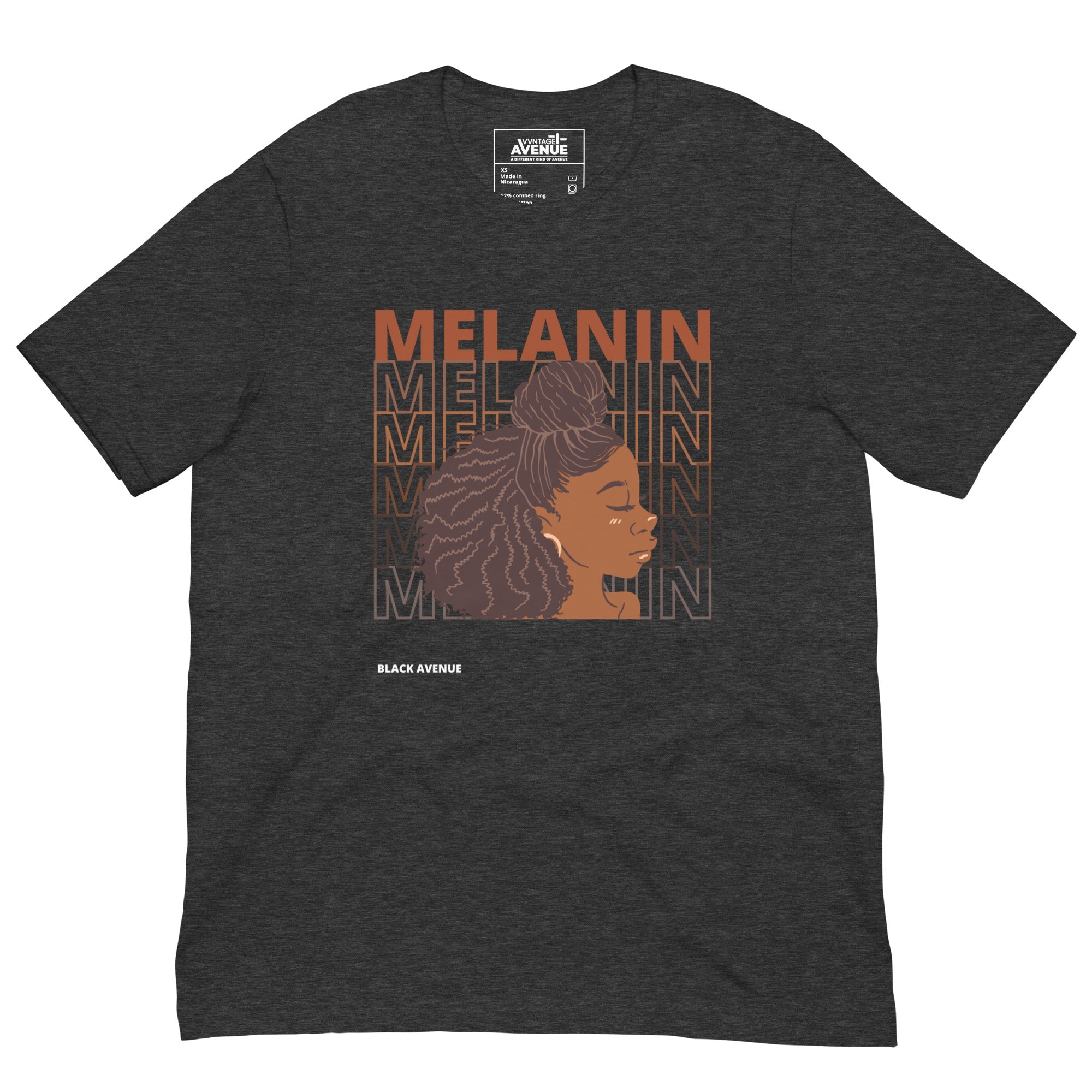 BLACK AVENUE | Melanin Woman SS T-Shirt (Unisex) - VVNTAGE AVENUE