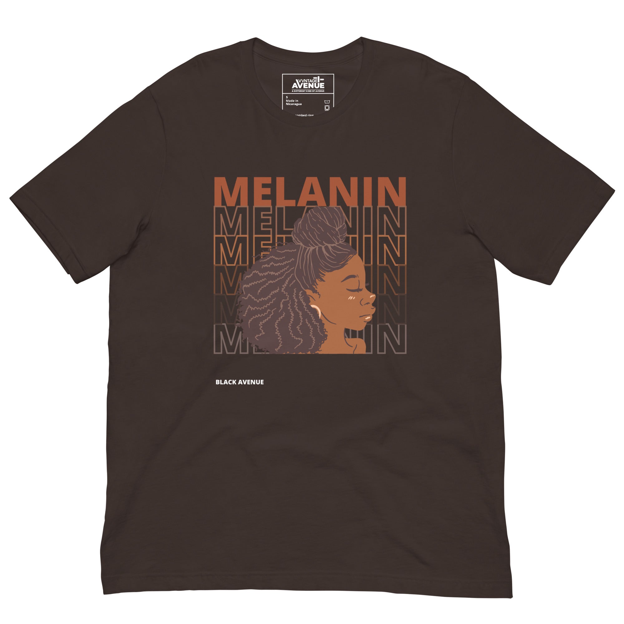 BLACK AVENUE | Melanin Woman SS T-Shirt (Unisex) - VVNTAGE AVENUE