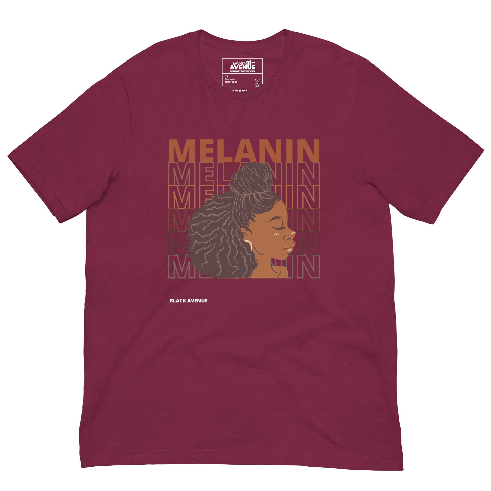 BLACK AVENUE | Melanin Woman SS T-Shirt (Unisex) - VVNTAGE AVENUE