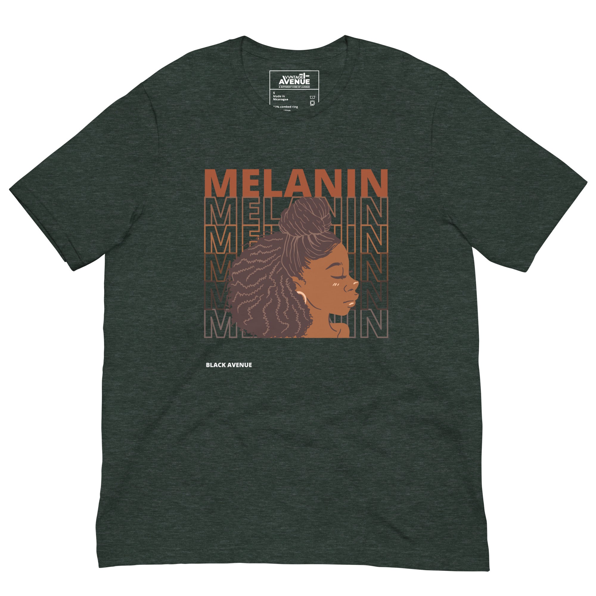BLACK AVENUE | Melanin Woman SS T-Shirt (Unisex) - VVNTAGE AVENUE