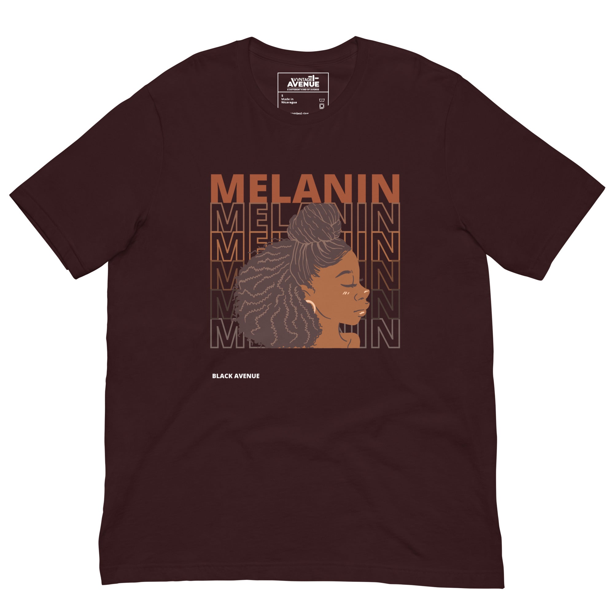 BLACK AVENUE | Melanin Woman SS T-Shirt (Unisex) - VVNTAGE AVENUE