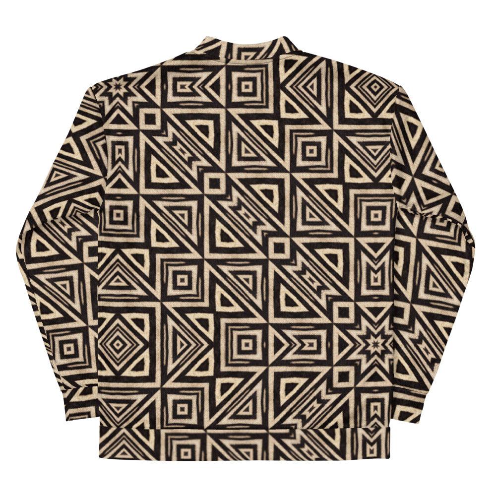 Black Avenue | Pattern Bomber Jacket (Unisex) - VVNTAGE AVENUE