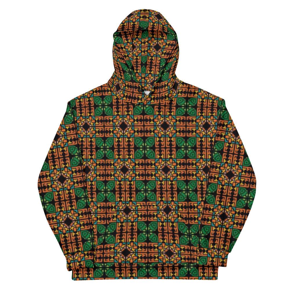 Black Avenue | Pattern Hoodie (Unisex) - VVNTAGE AVENUE