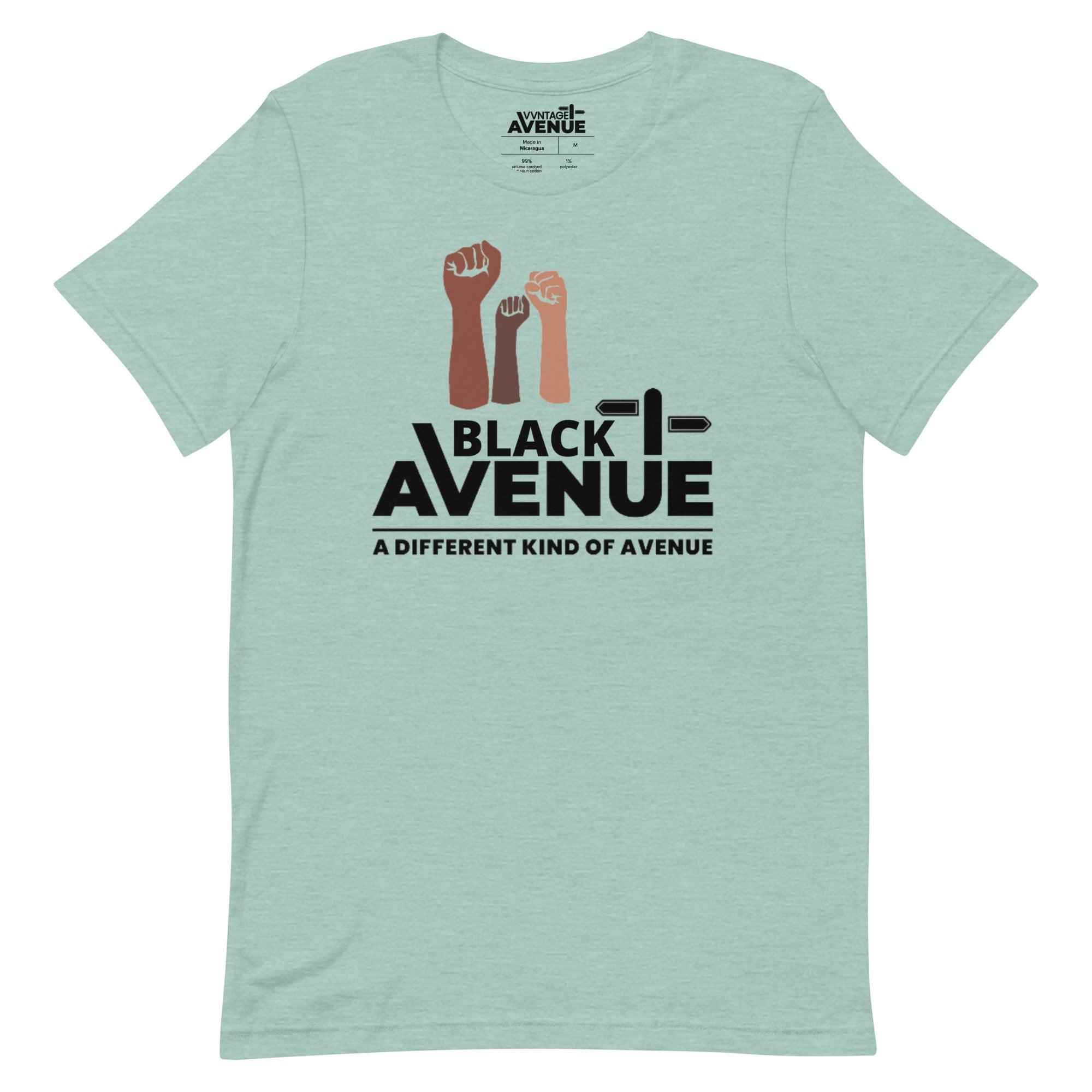 BLACK AVENUE SS T-Shirt (Unisex) - VVNTAGE AVENUE