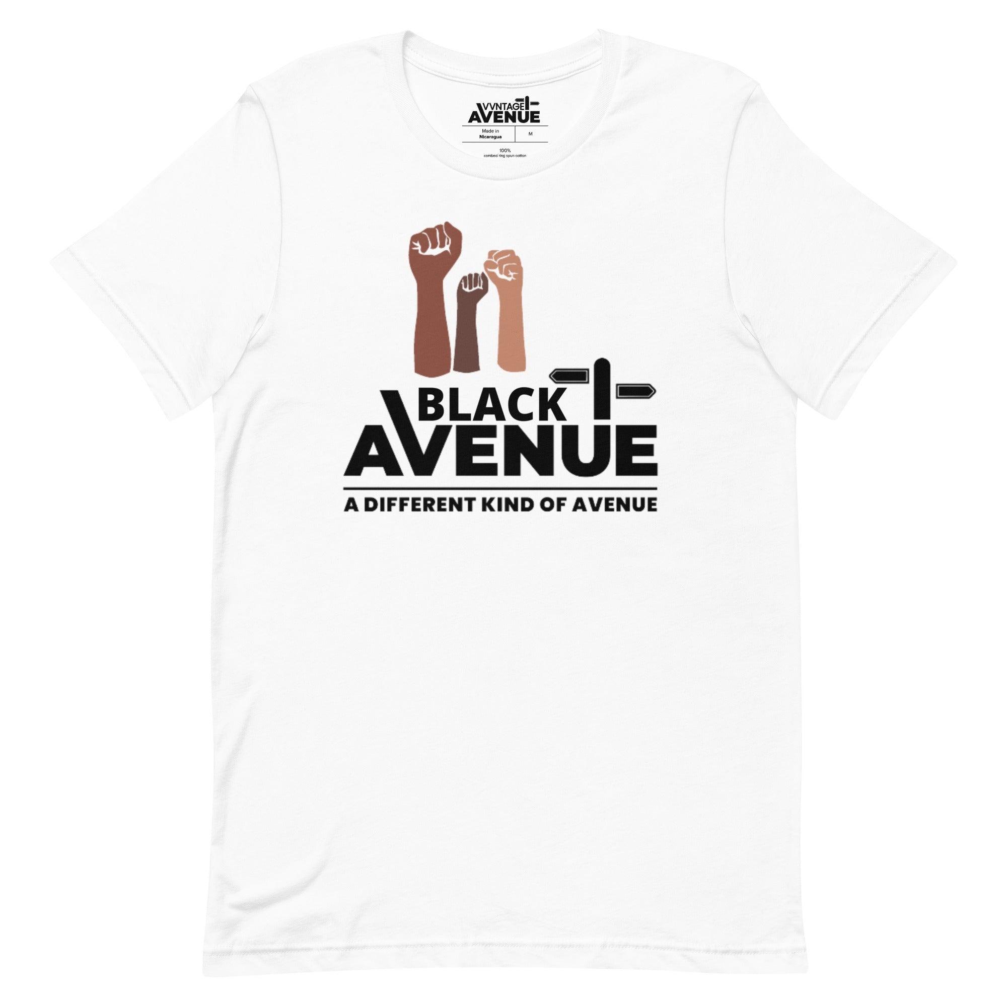 BLACK AVENUE SS T-Shirt (Unisex) - VVNTAGE AVENUE