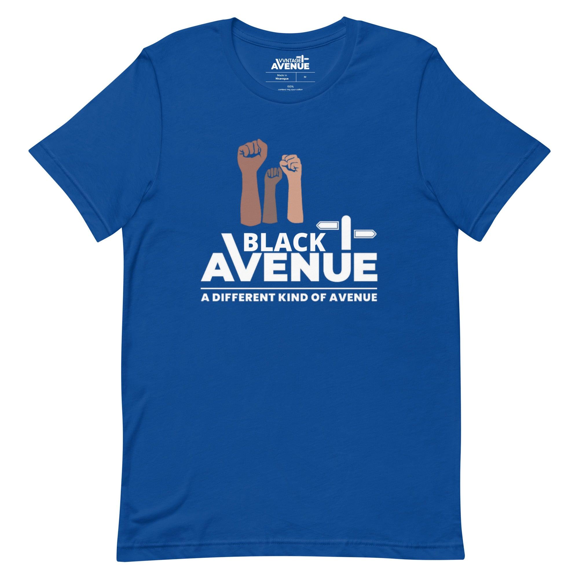 BLACK AVENUE SS T-Shirt (Unisex) - VVNTAGE AVENUE