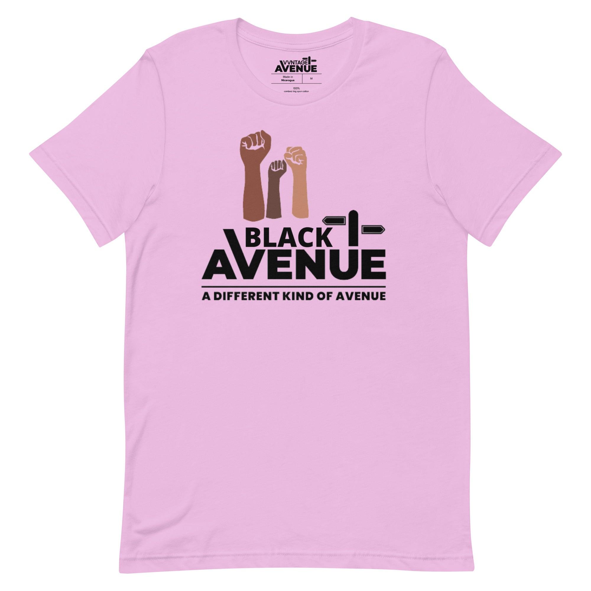 BLACK AVENUE SS T-Shirt (Unisex) - VVNTAGE AVENUE